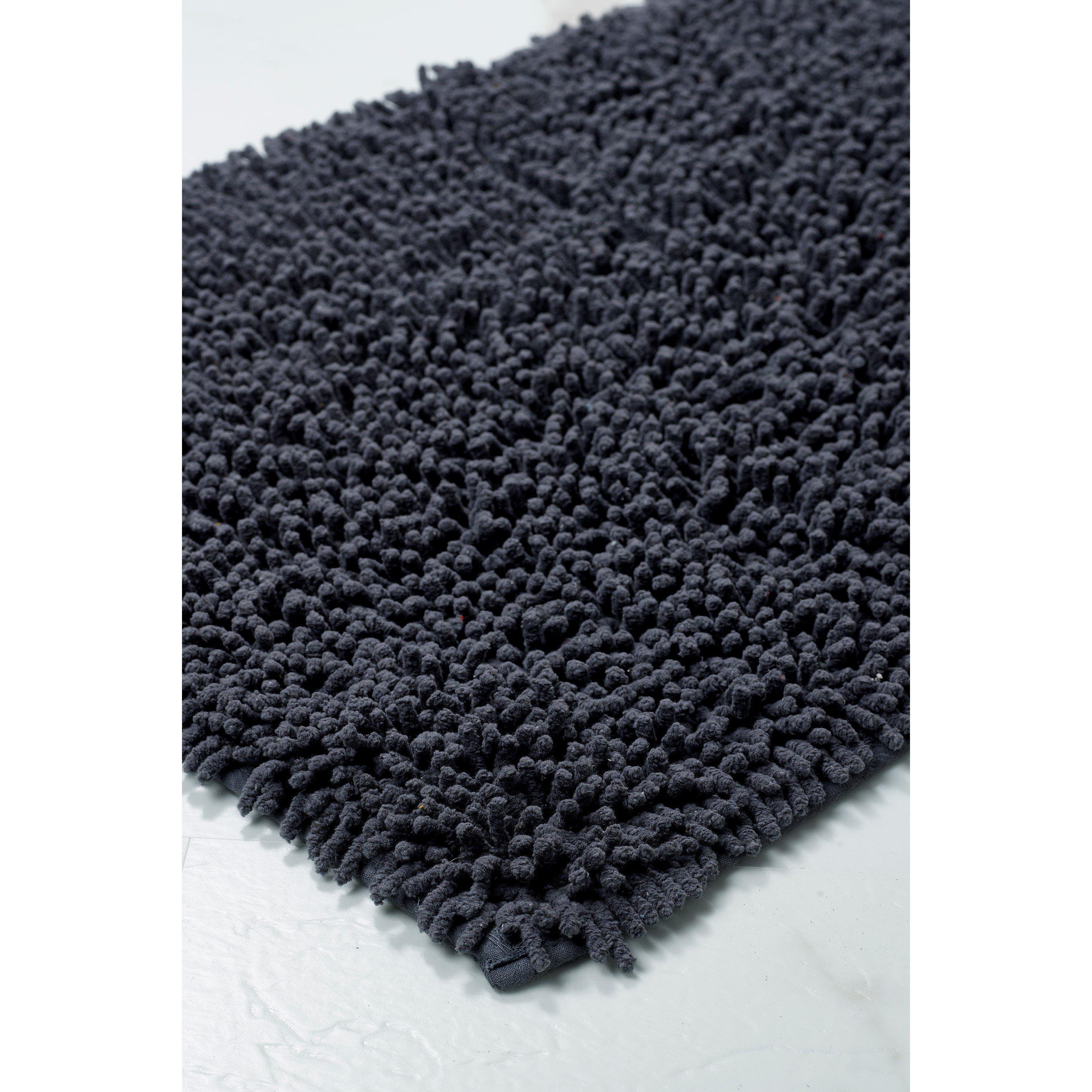 Charcoal - Homelife - Cotton Loop Bathmat - 2