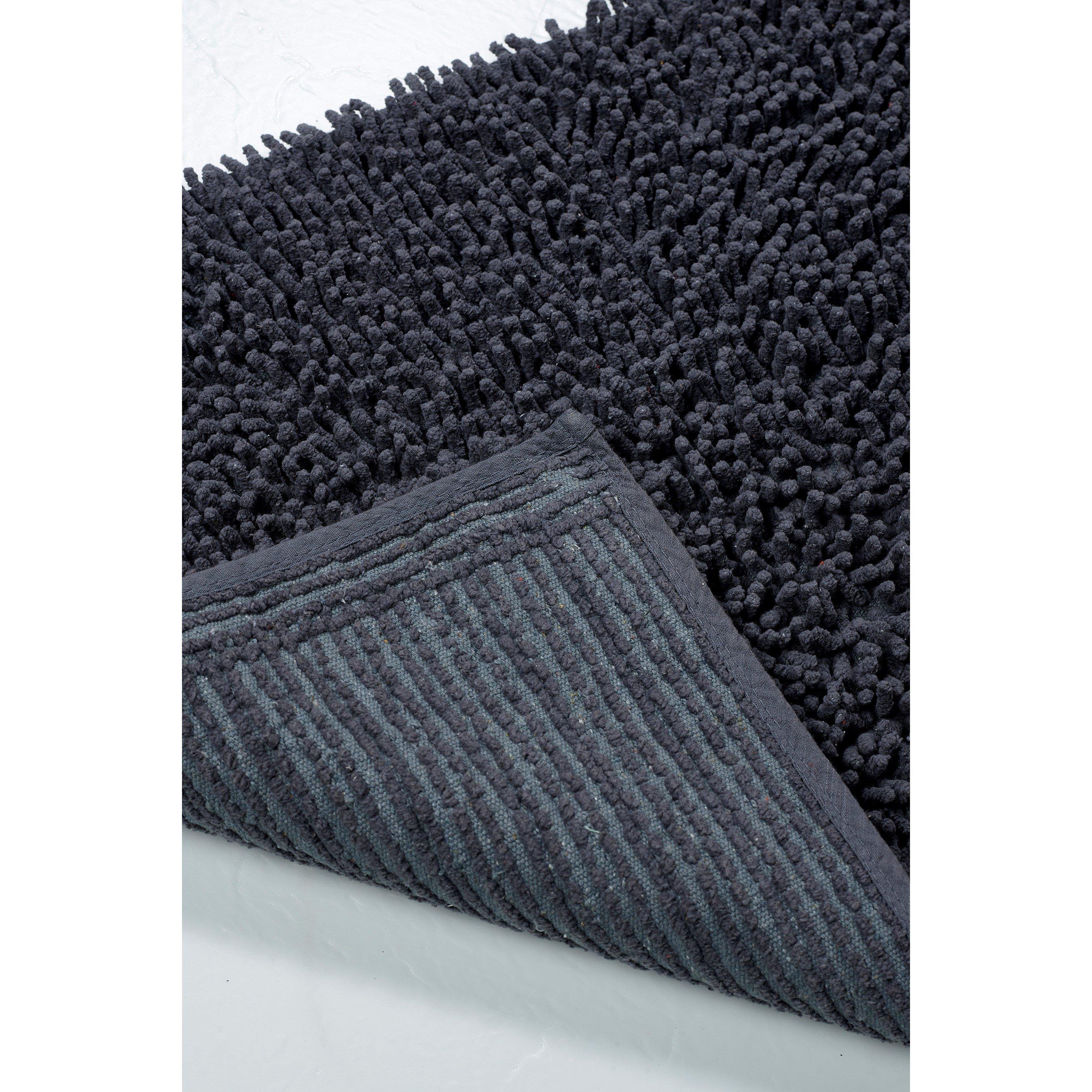 Charcoal - Homelife - Cotton Loop Bathmat - 3