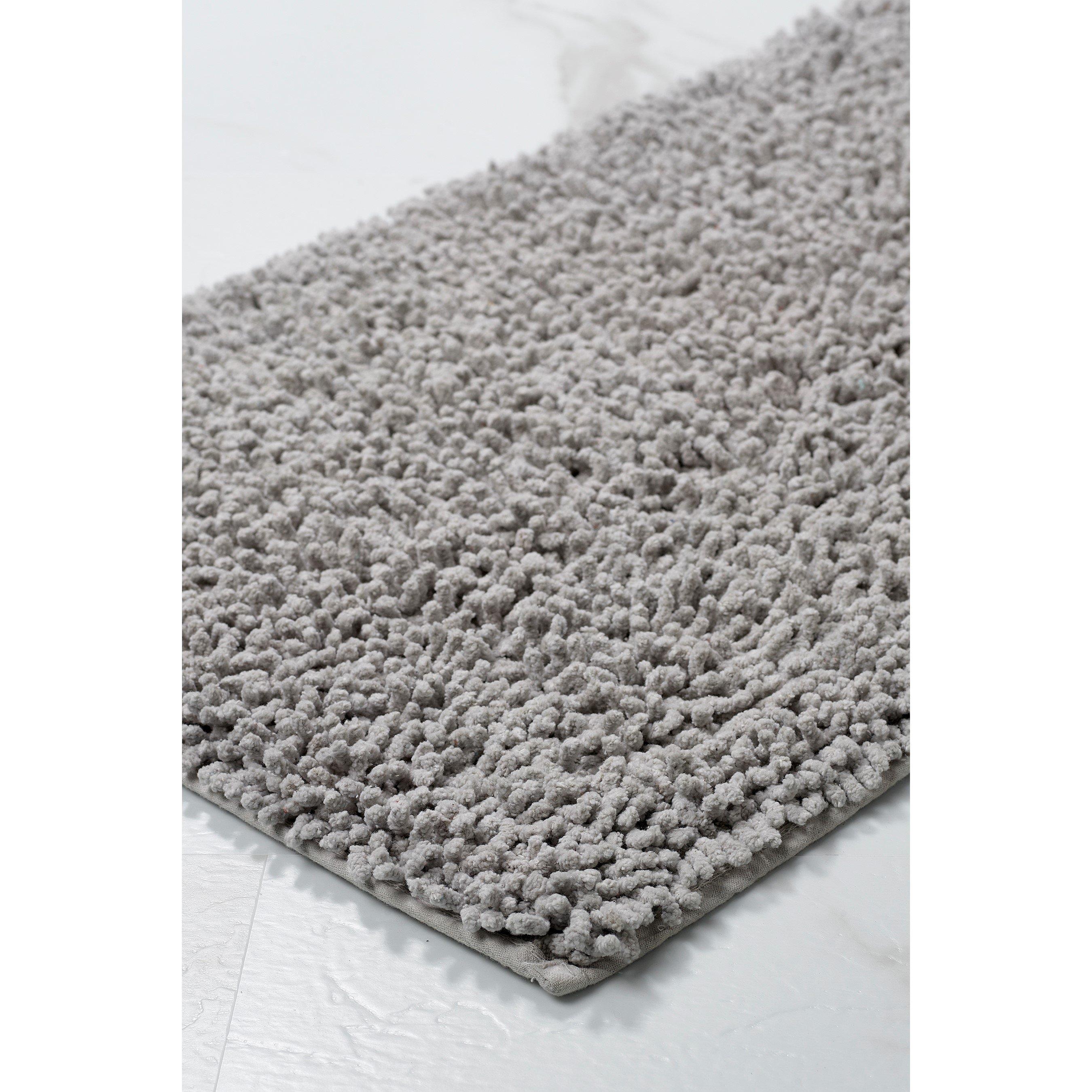 Silver - Homelife - Cotton Loop Bathmat - 2