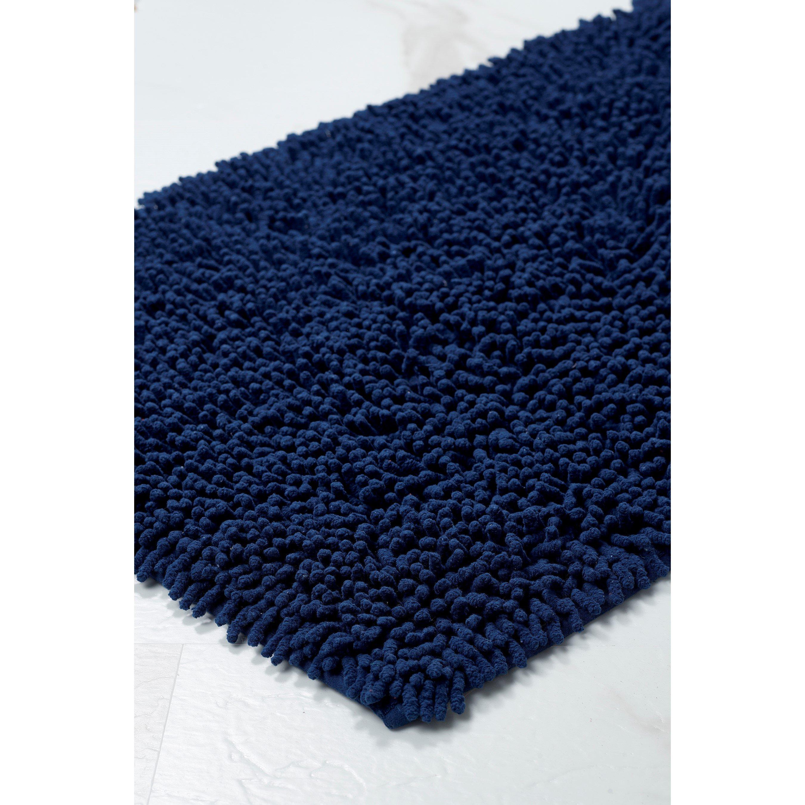 Navy - Homelife - Cotton Loop Bathmat - 2