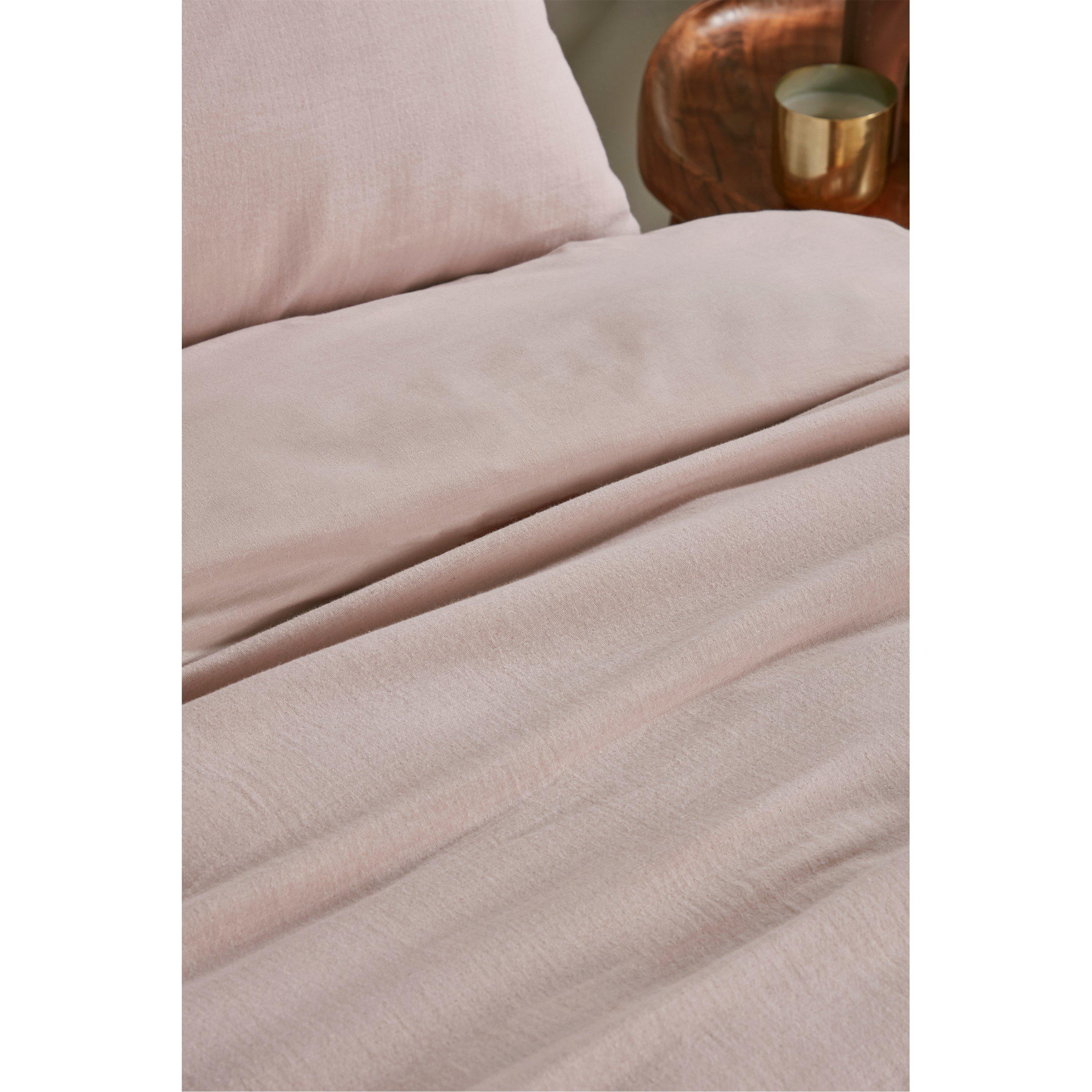 Soft Pink - Homelife - Milan Gauze Duvet Set - 2