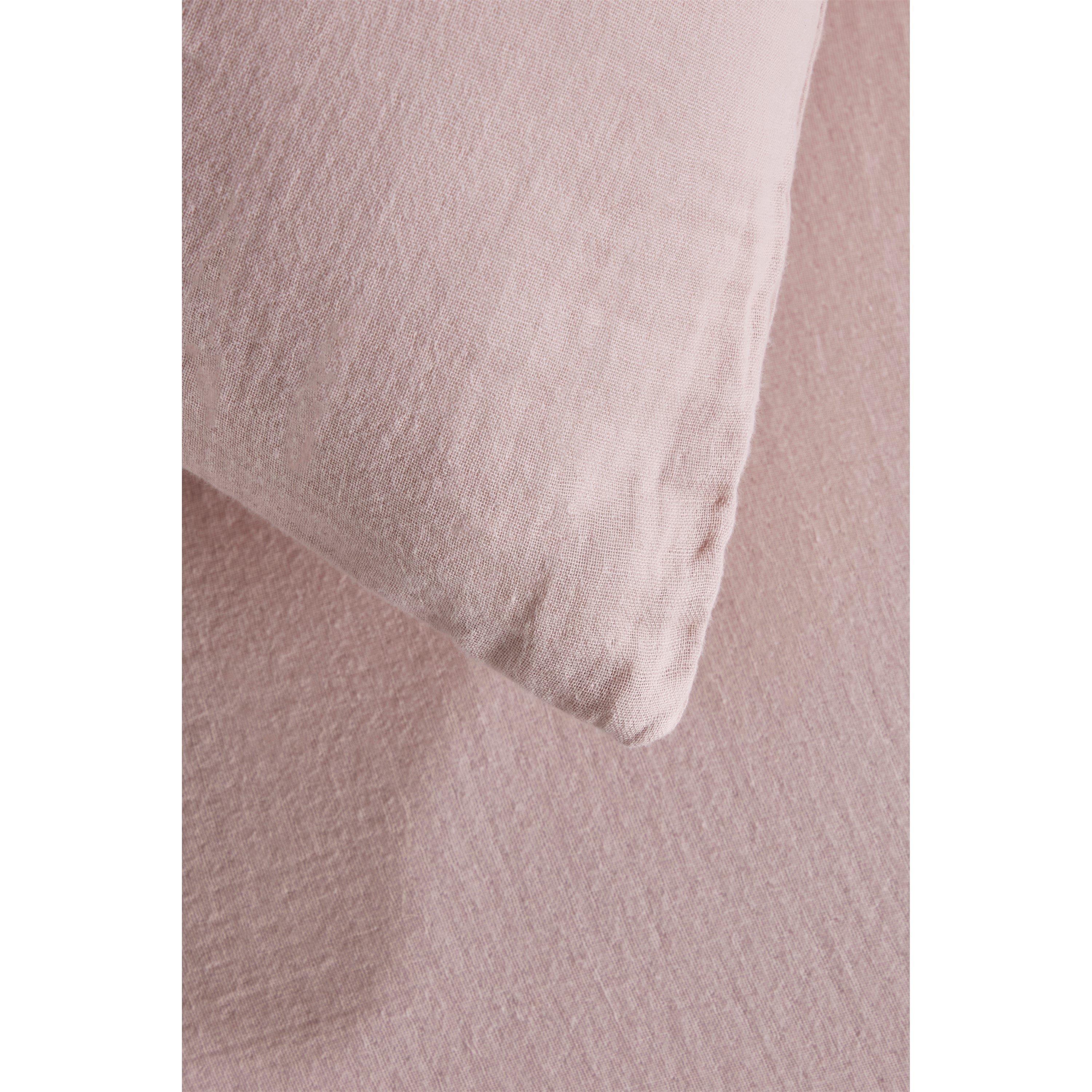 Soft Pink - Homelife - Milan Gauze Duvet Set - 3