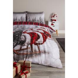 Homelife Traditional Santa Duvet Set