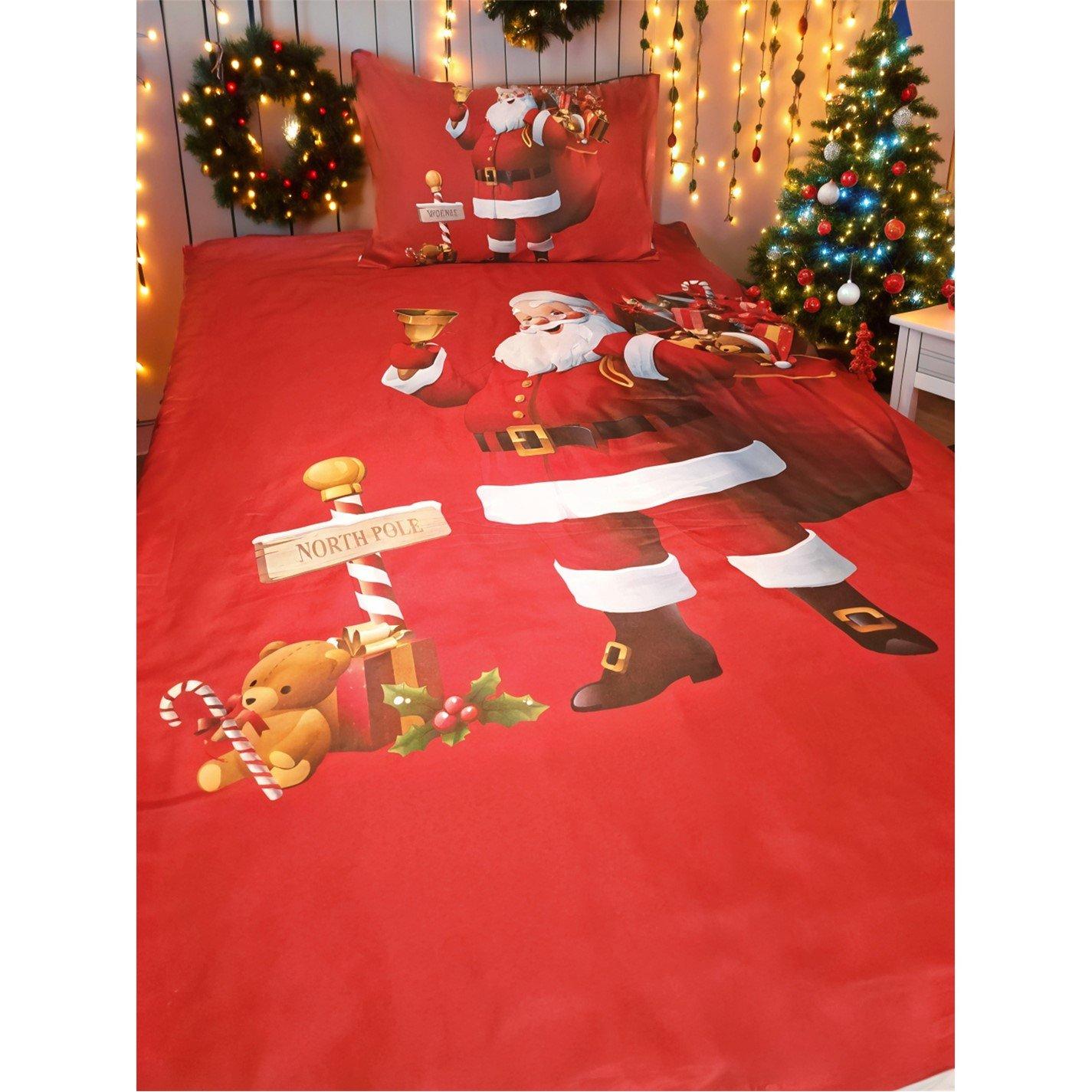 Santas Workshop - The Spirit Of Christmas - Single Duvet Set Santas Workshop - 5