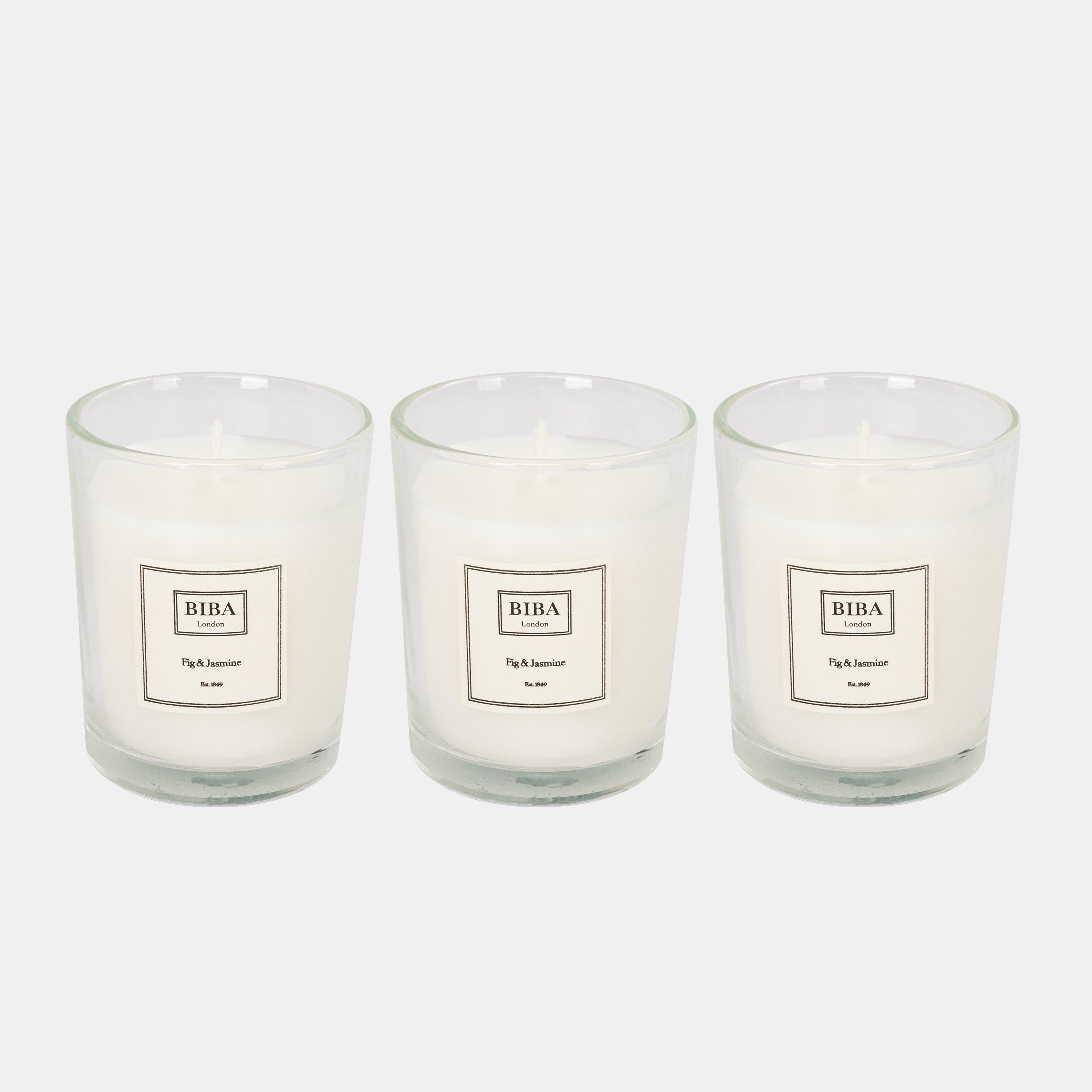 Biba  3X85g Candle - Fig & Jasmine