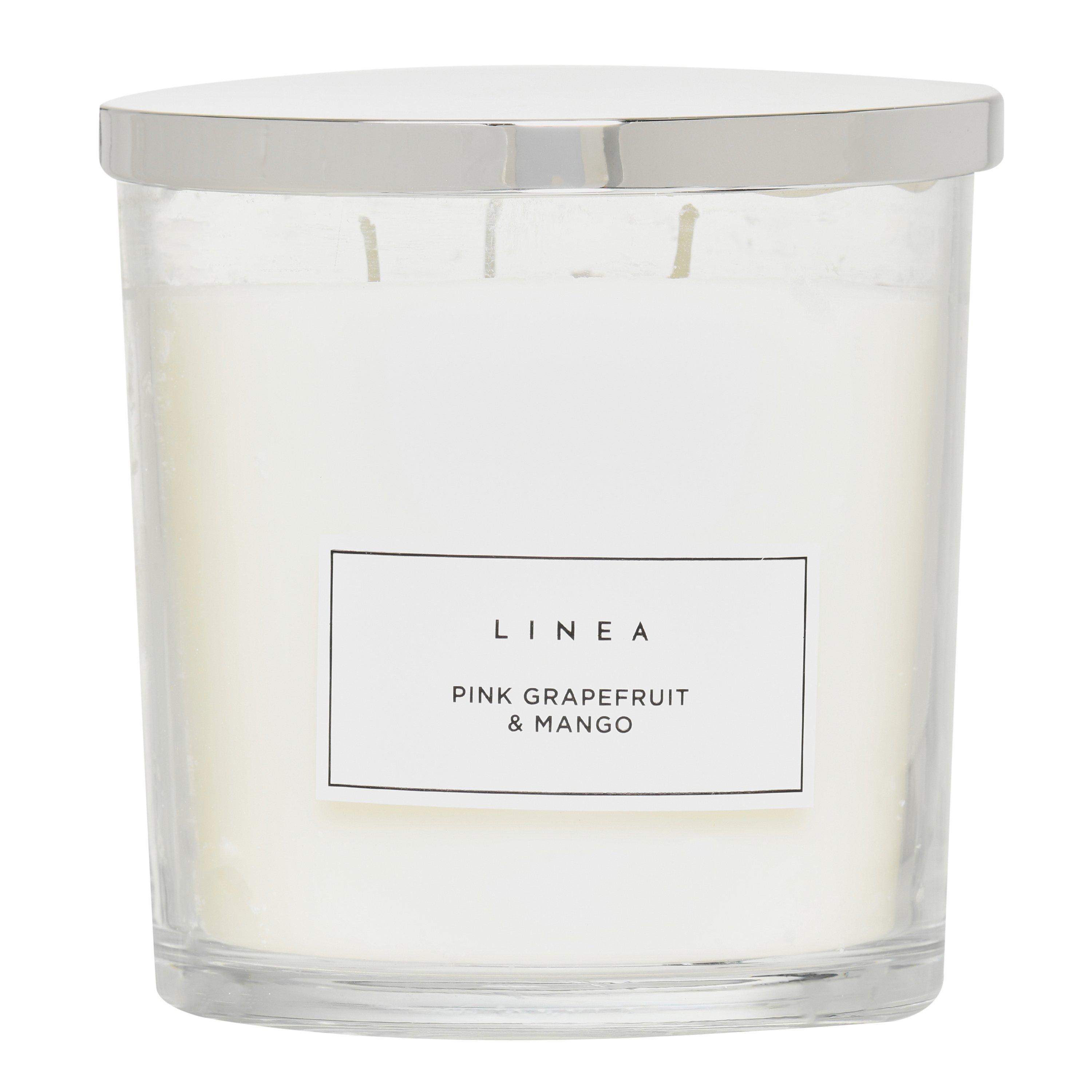 Pink Grapefruit - Linea - Three Wick Candle - 1