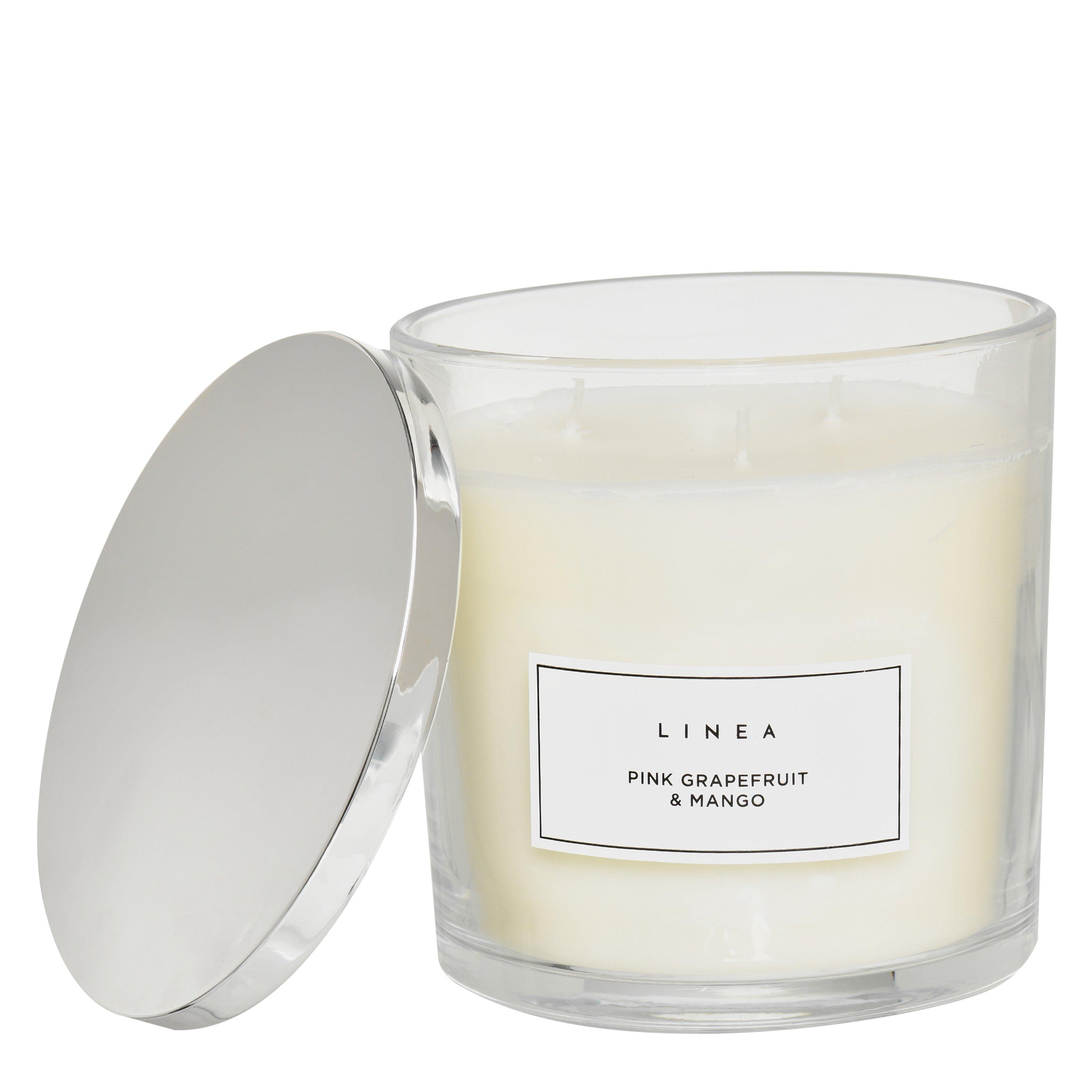 Pink Grapefruit - Linea - Three Wick Candle - 3