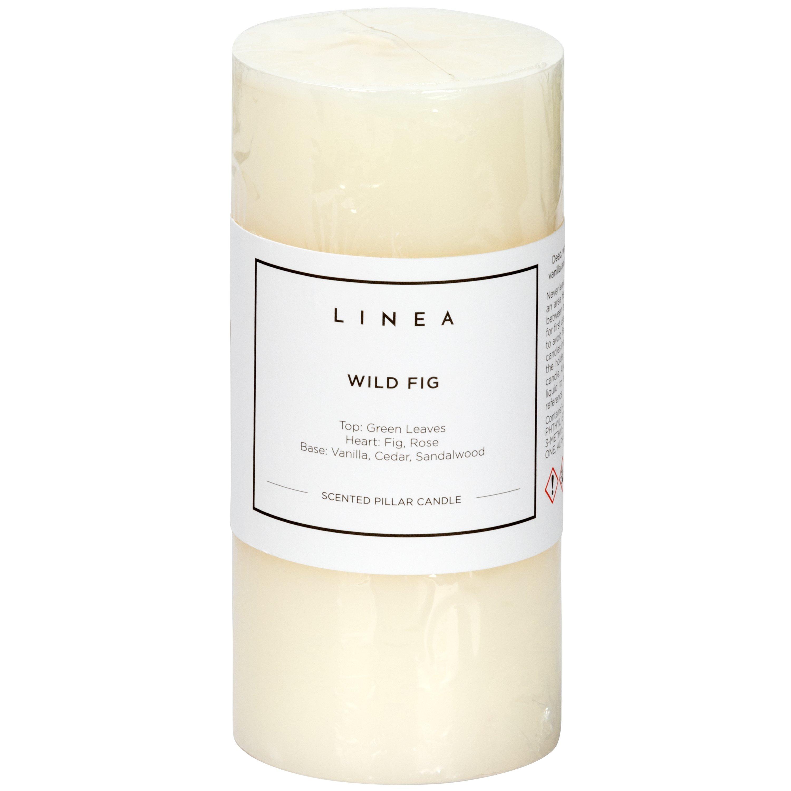 Linea  Scented Pillar Candle - Wild Fig