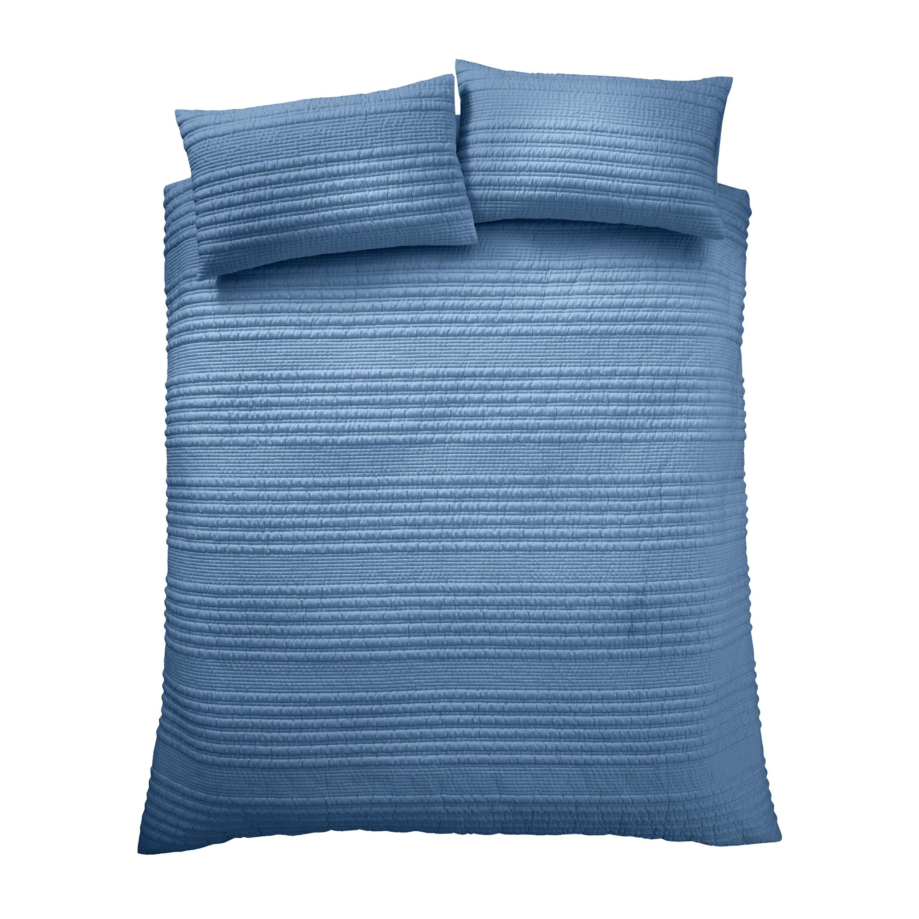 Plava - Catherine Lansfield - Stripe Duvet Cover Set - 4