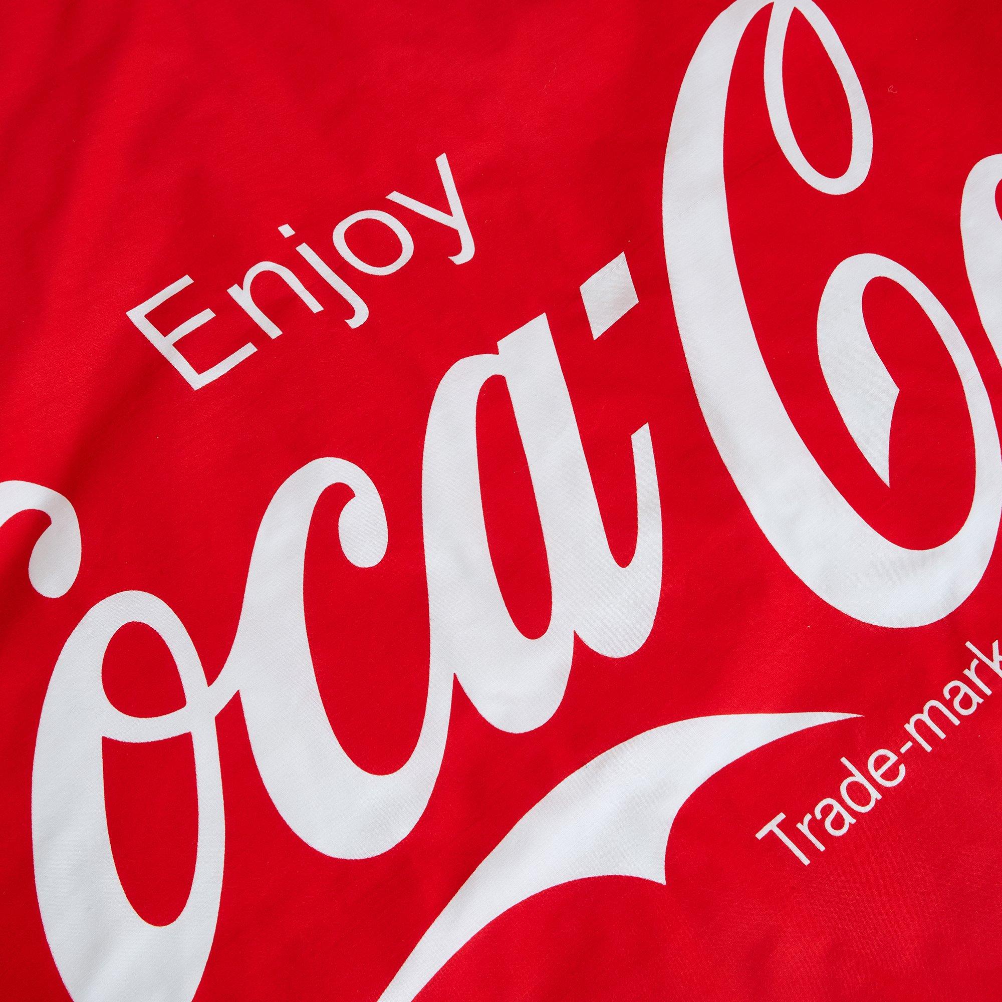 Red - Coca Cola - Coca-Cola Officially Licensed Single Bedding Set (1 duvet cover 1 pillowcase) - 3