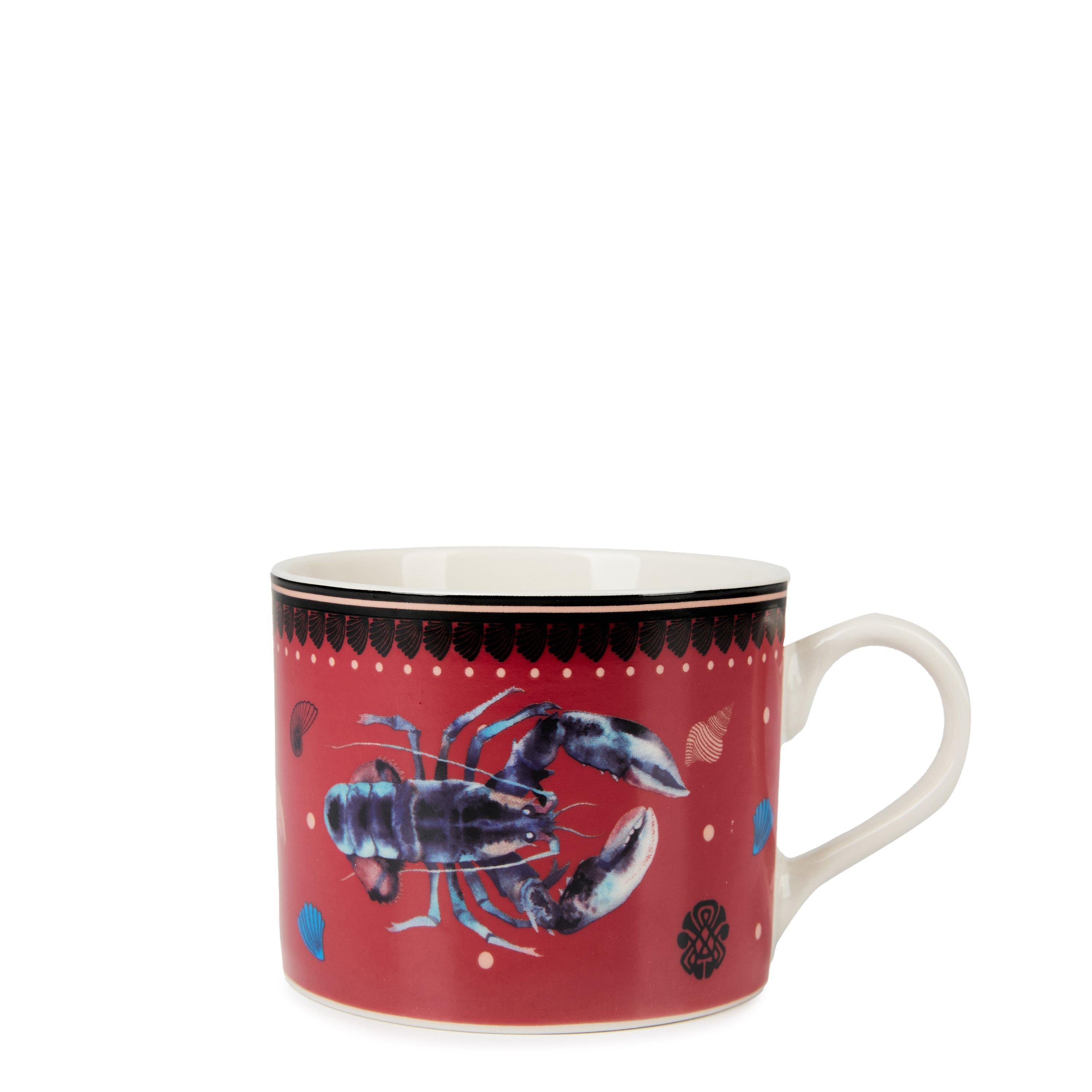 Sob o Mar - Biba - Printed Mugs Set of 4 - 4