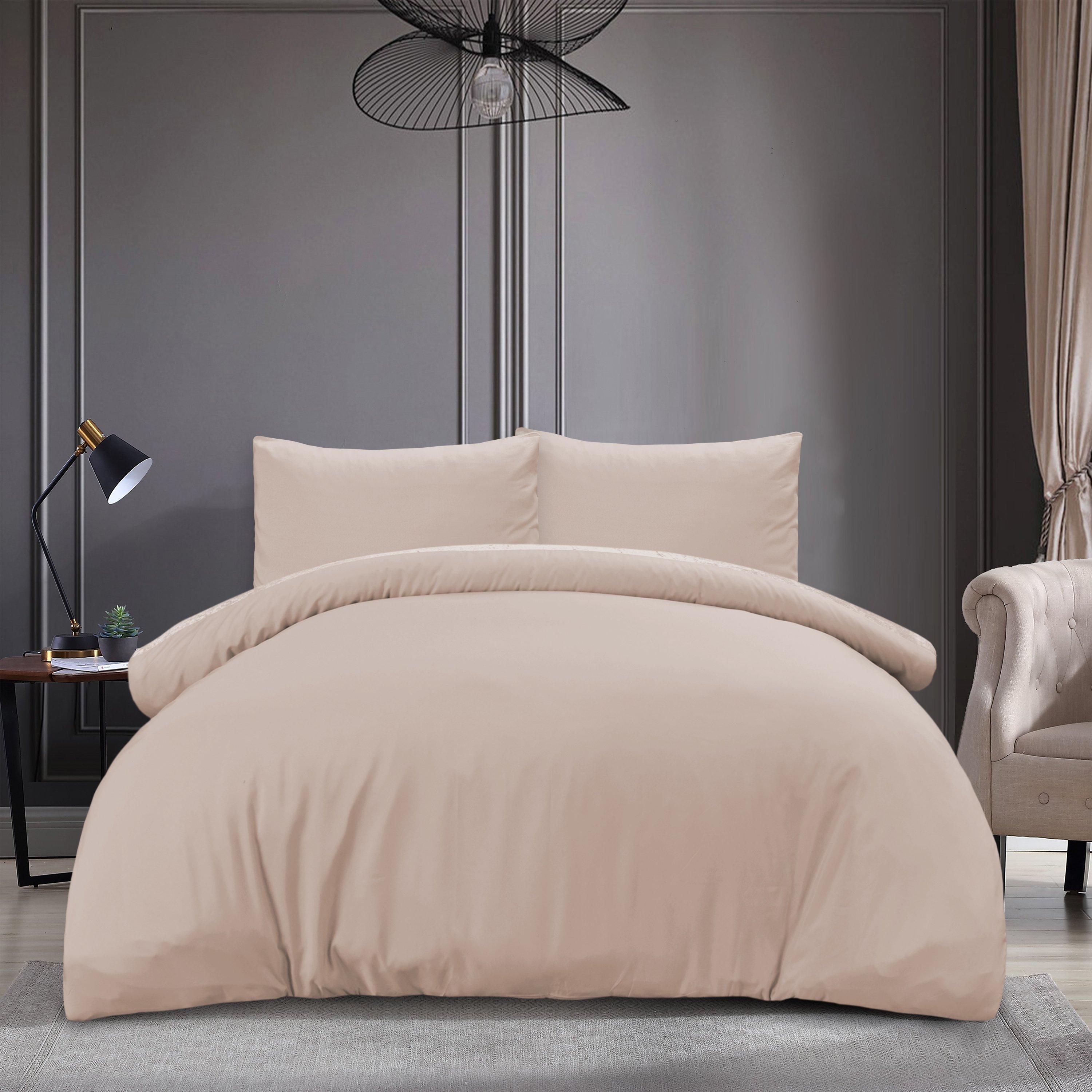 Champagne - Homelife - Cuff Duvet Cover Sets - 2