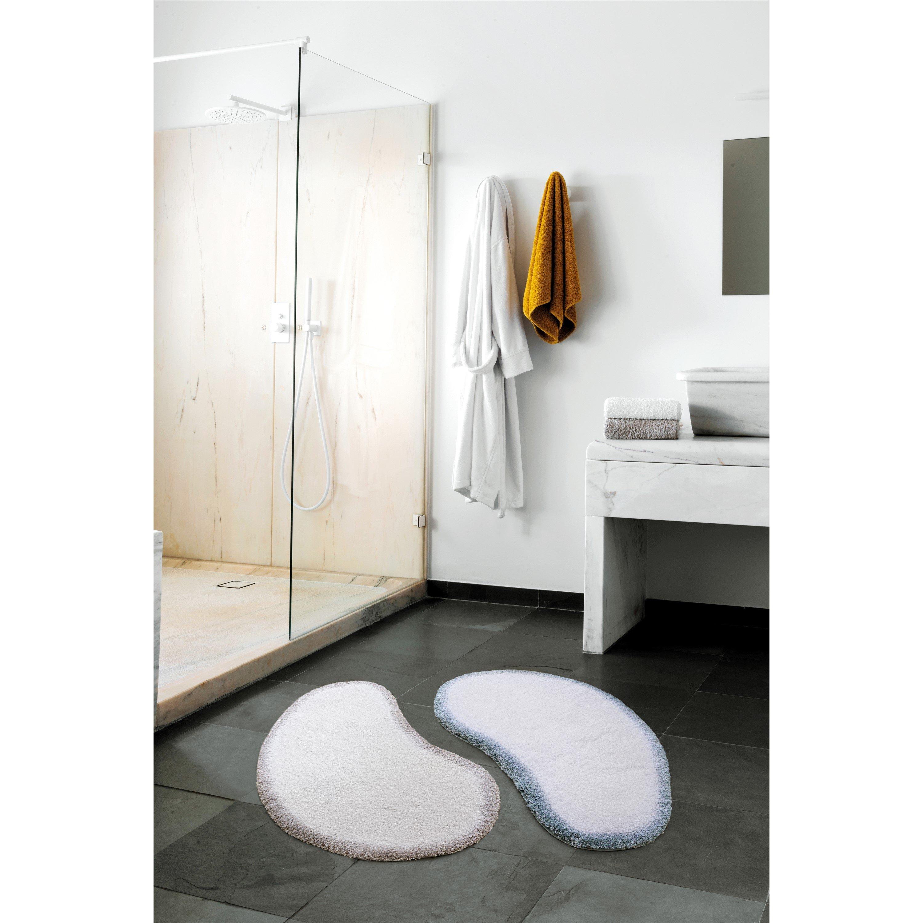 White - Graccioza - Maiko Bath Rug - White/Fog - 70x120cm - 2
