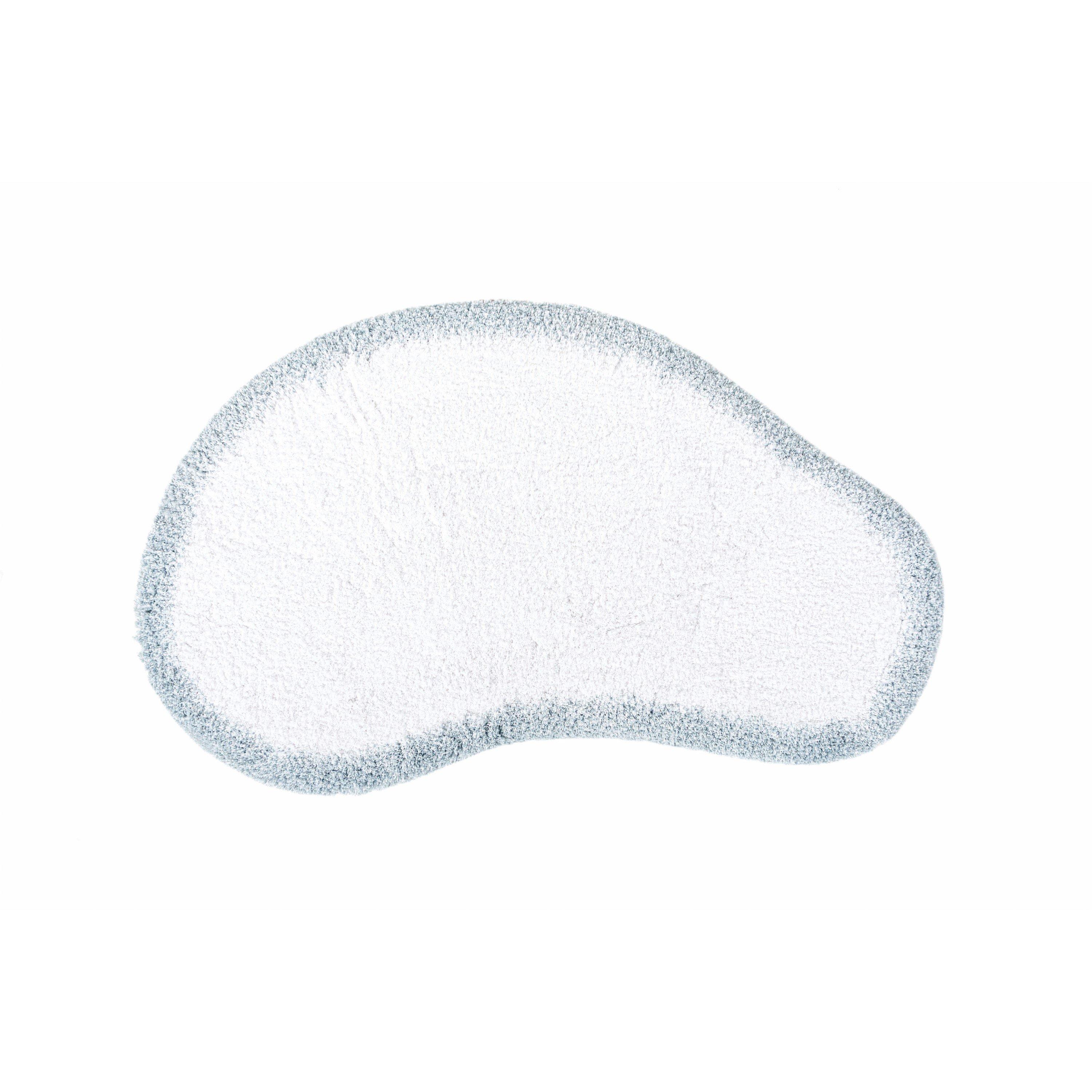 White - Graccioza - Maiko Bath Rug - White/Sea Mist - 70x120cm - 1