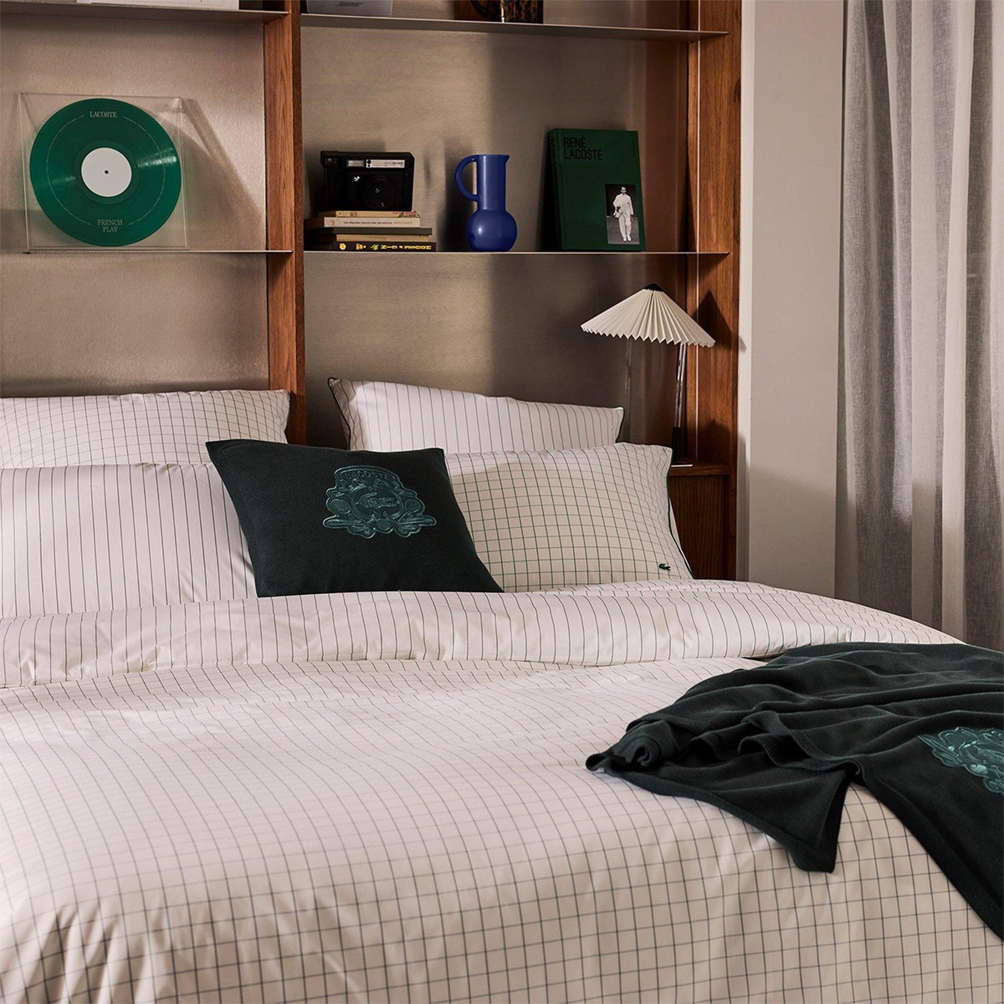 Vert - Lacoste Home - Tennis Cotton Pillowcase - 6
