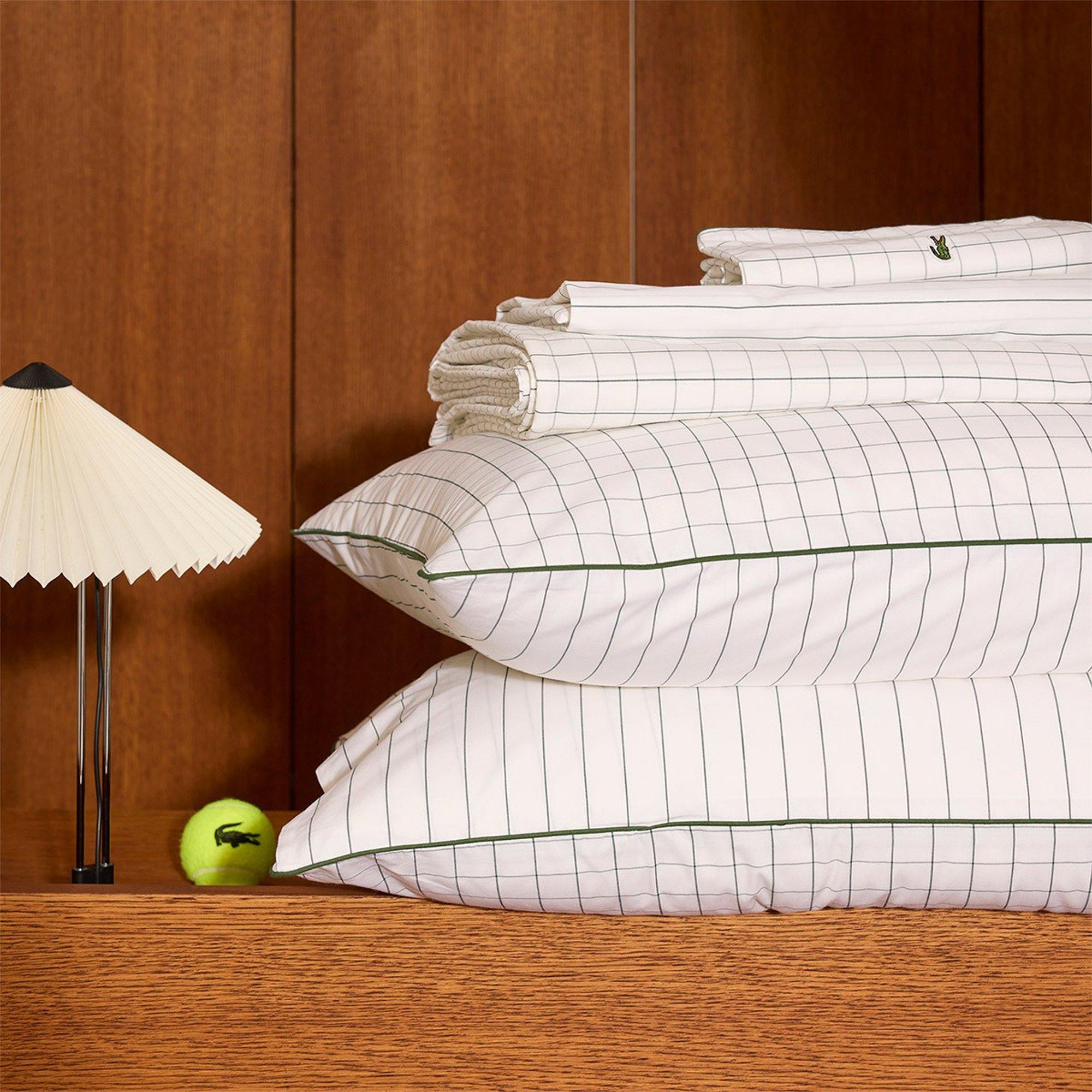 Vert - Lacoste Home - Tennis Cotton Pillowcase - 7