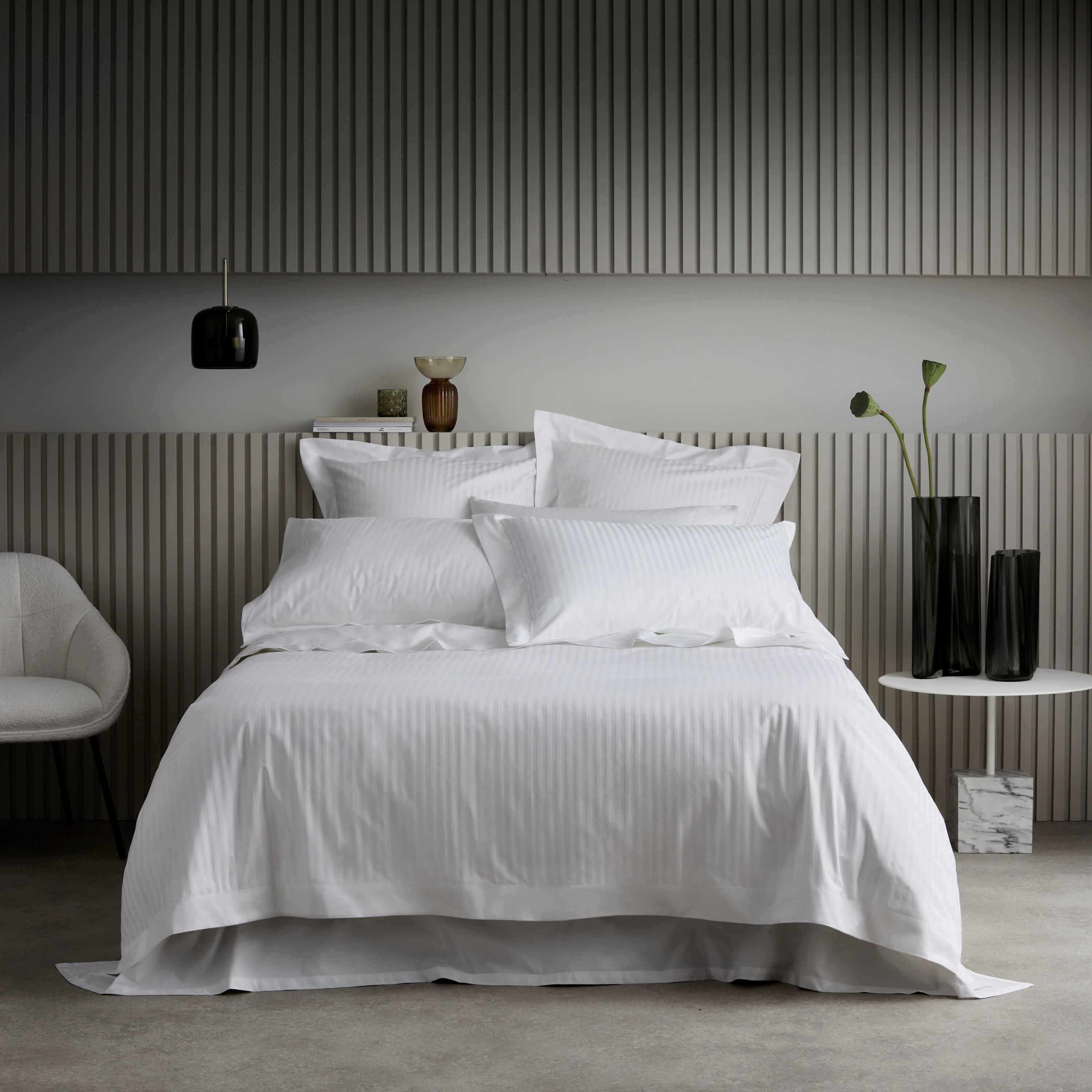 Sheridan Millennia 1200TC Pair Standard Pillowcases - Snow - Size 50cm x 75cm