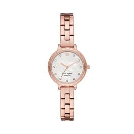 Kate Spade New York Morningside Scallop Three Hand Rose Gold Tone Stainless Steel Watch KSW1555