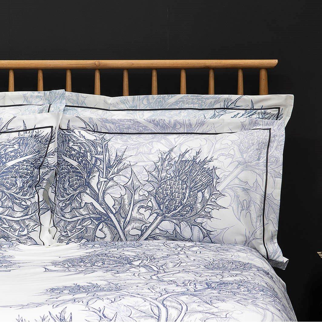 Azure - Timorous Beasties - Thistle Pillowcases - 3