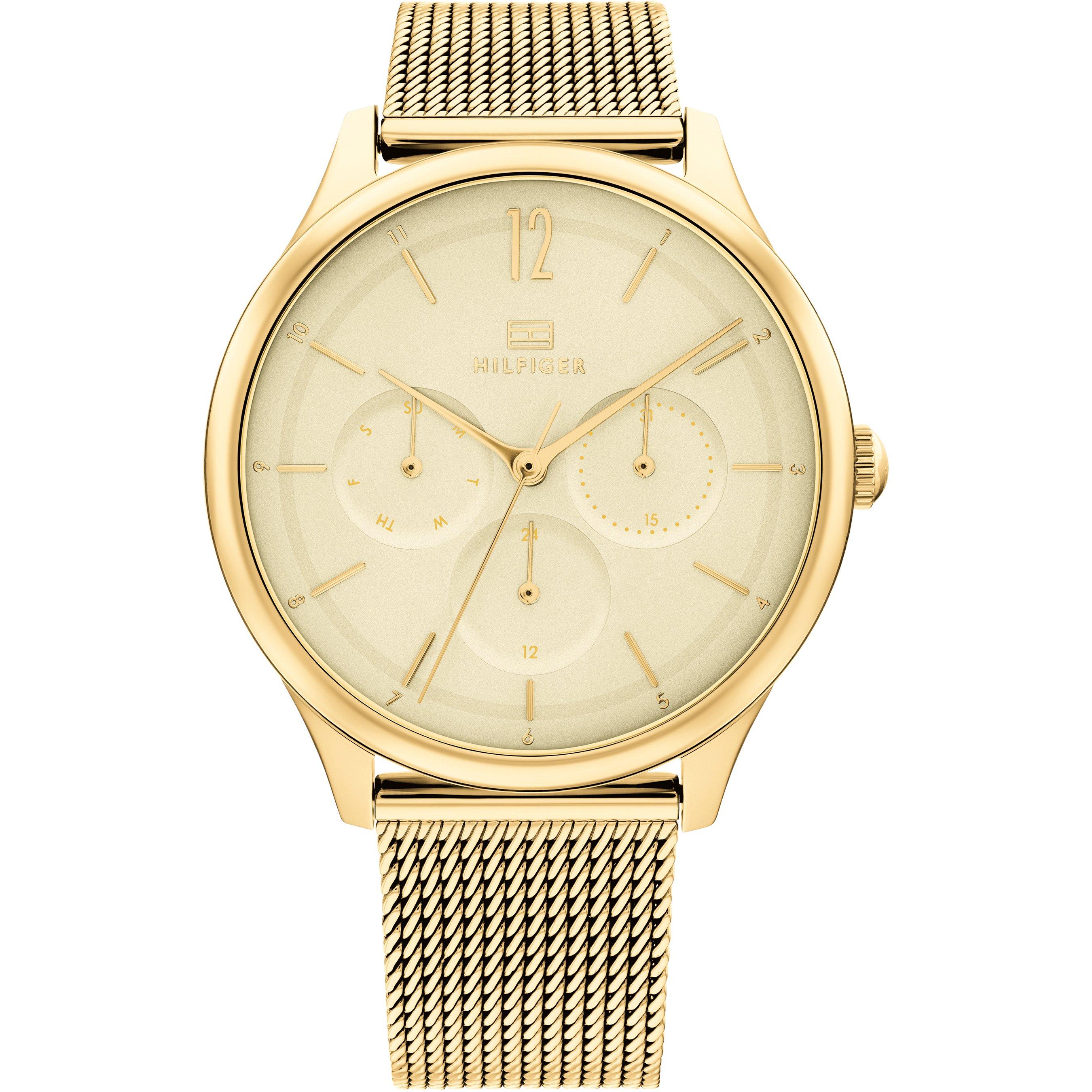 Tommy Hilfiger Ladies Tommy Hilfiger gold mesh watch