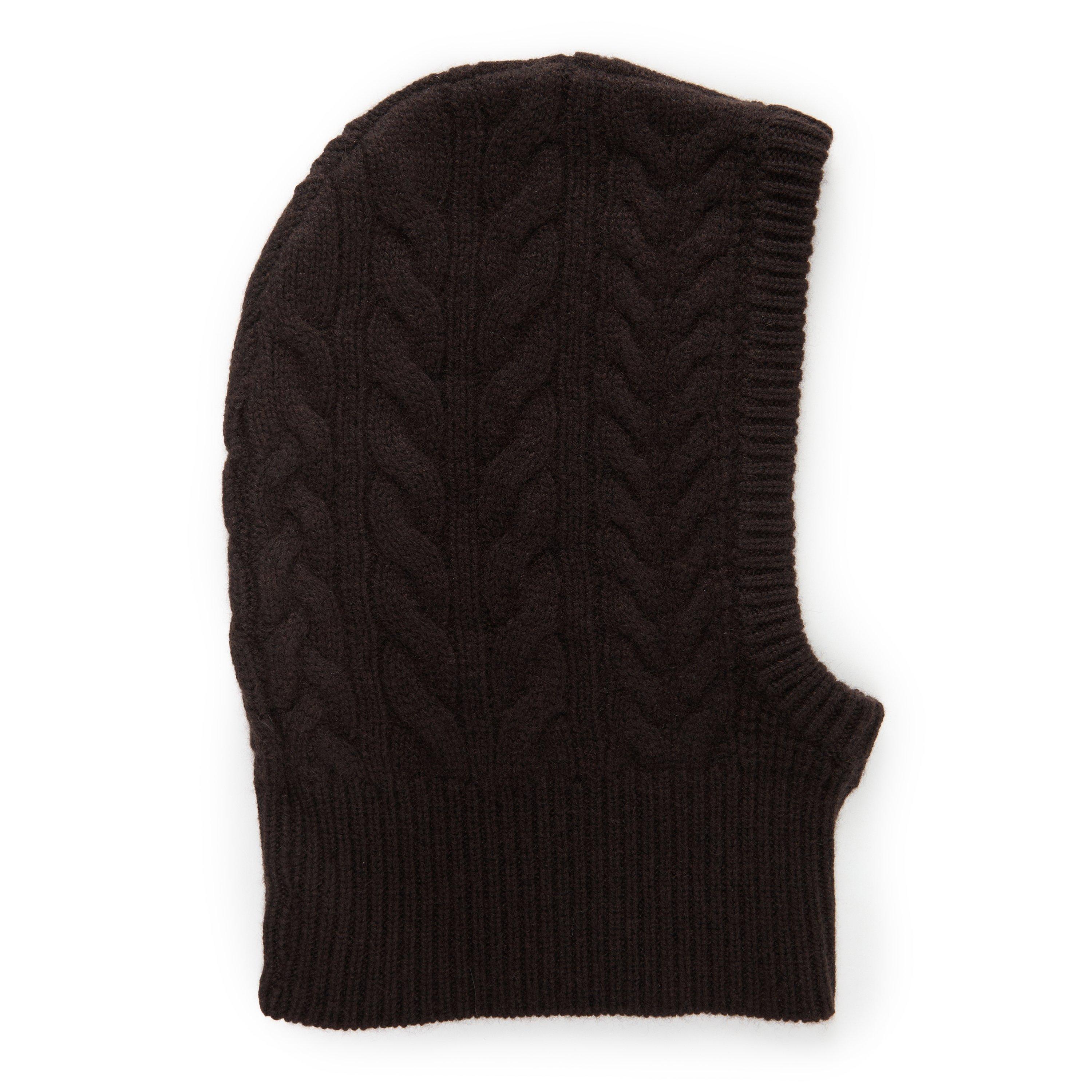 DARK BROWN - Lisa Yang - Ylda Balaclava - 1