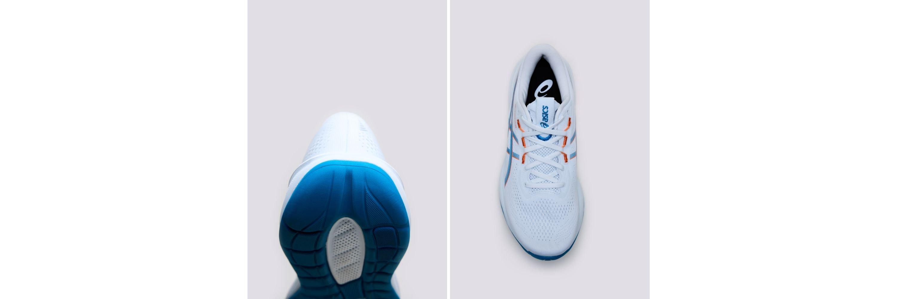 A split image of the Asics Gel Cumulus 28