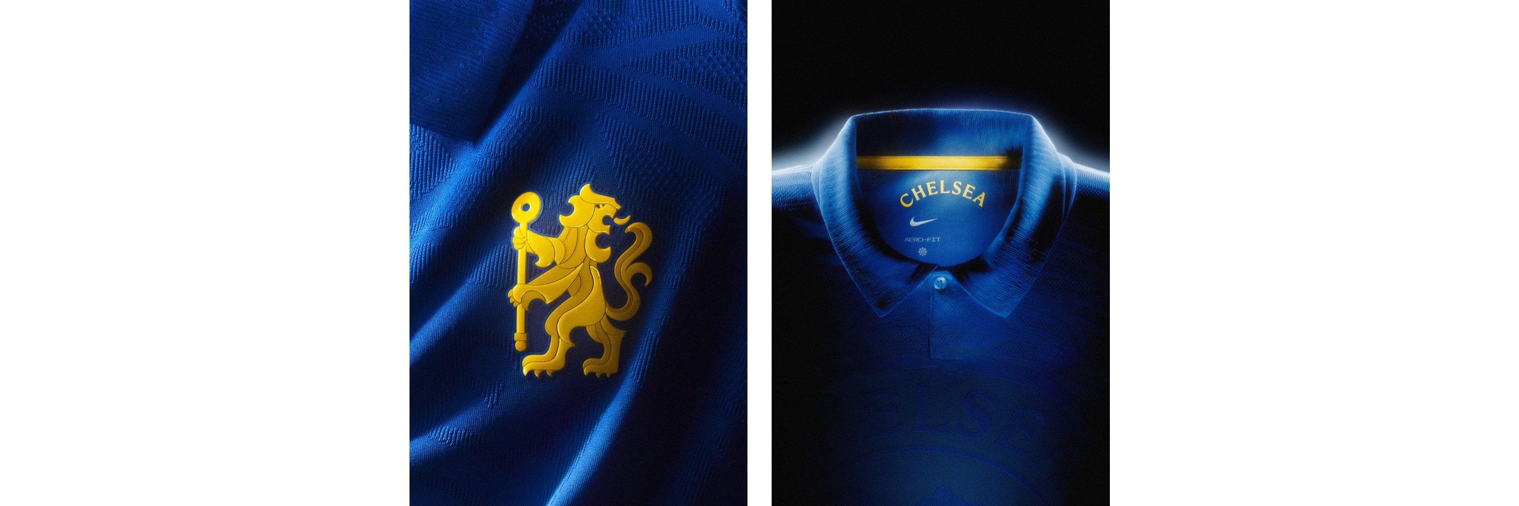 Cinematic photos of the 2026 and 2027 Chelsea football kit