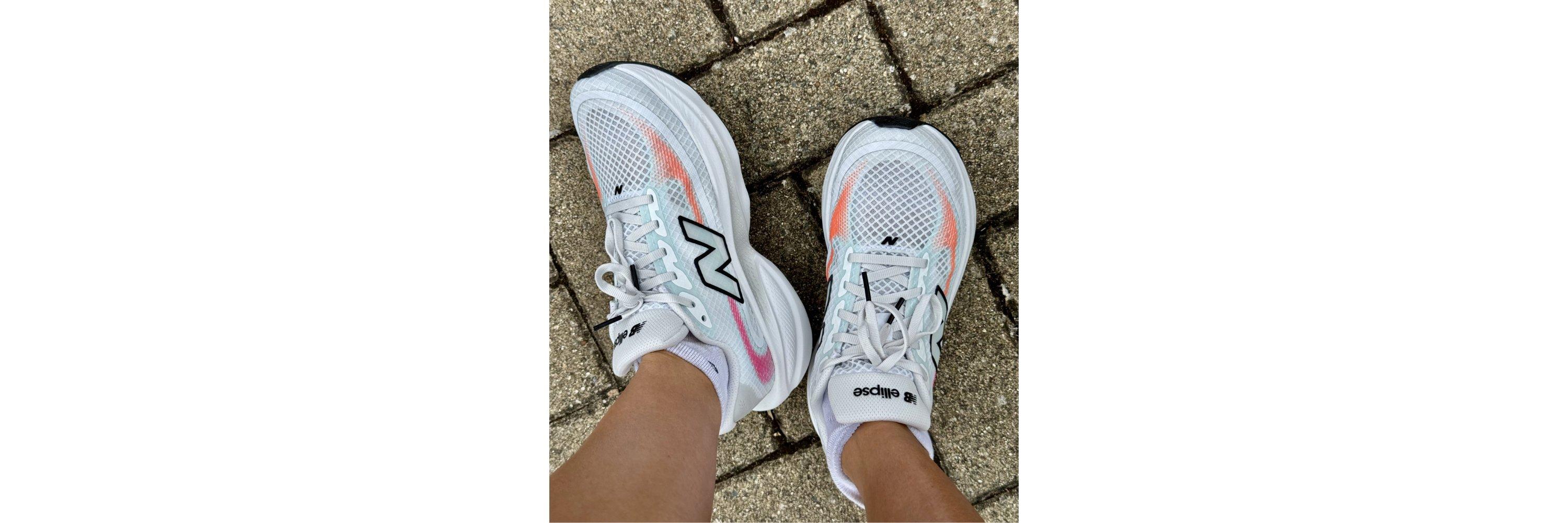 White running shoes 