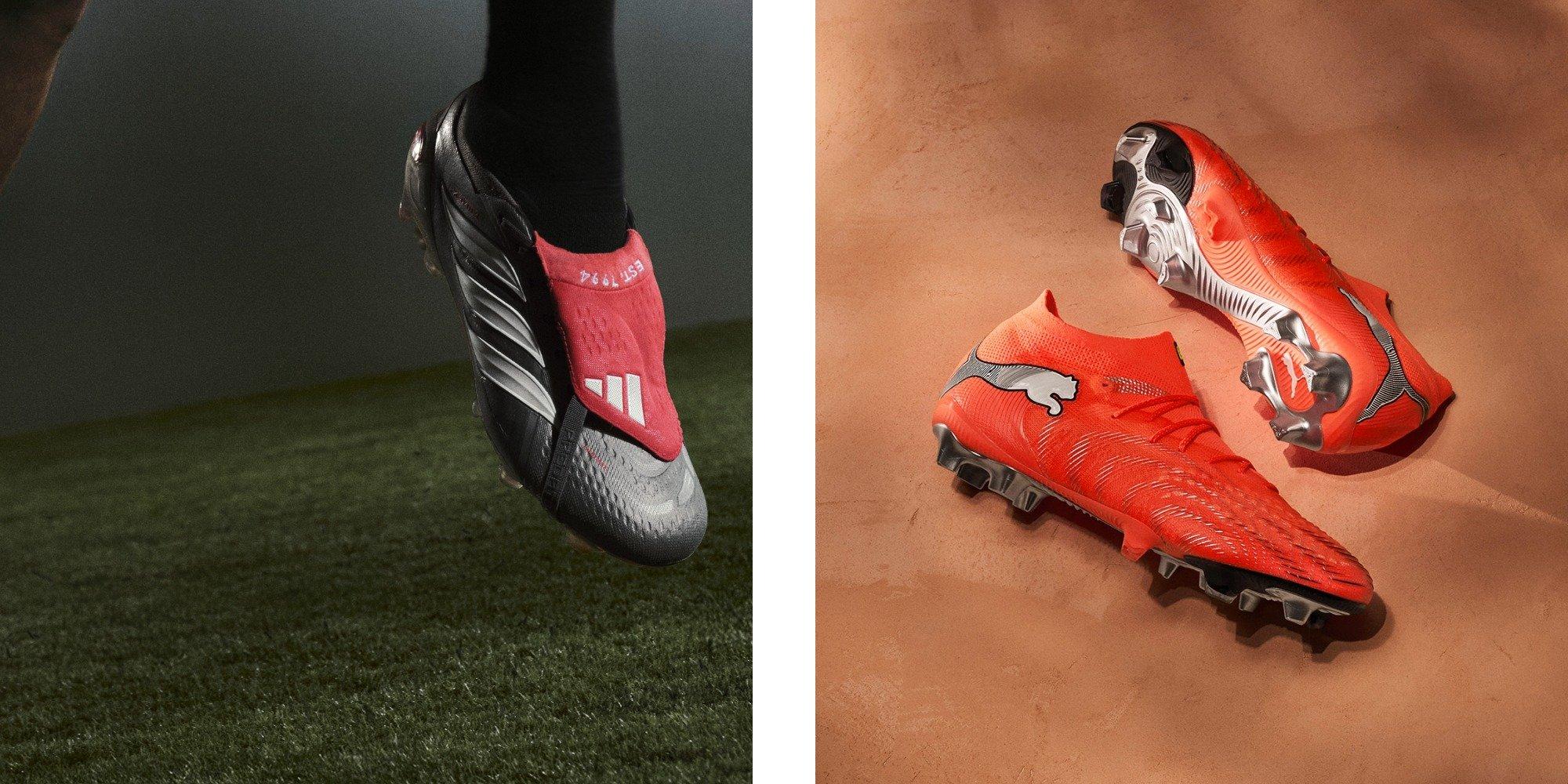 adidas Predator and Puma Future 9 football boots