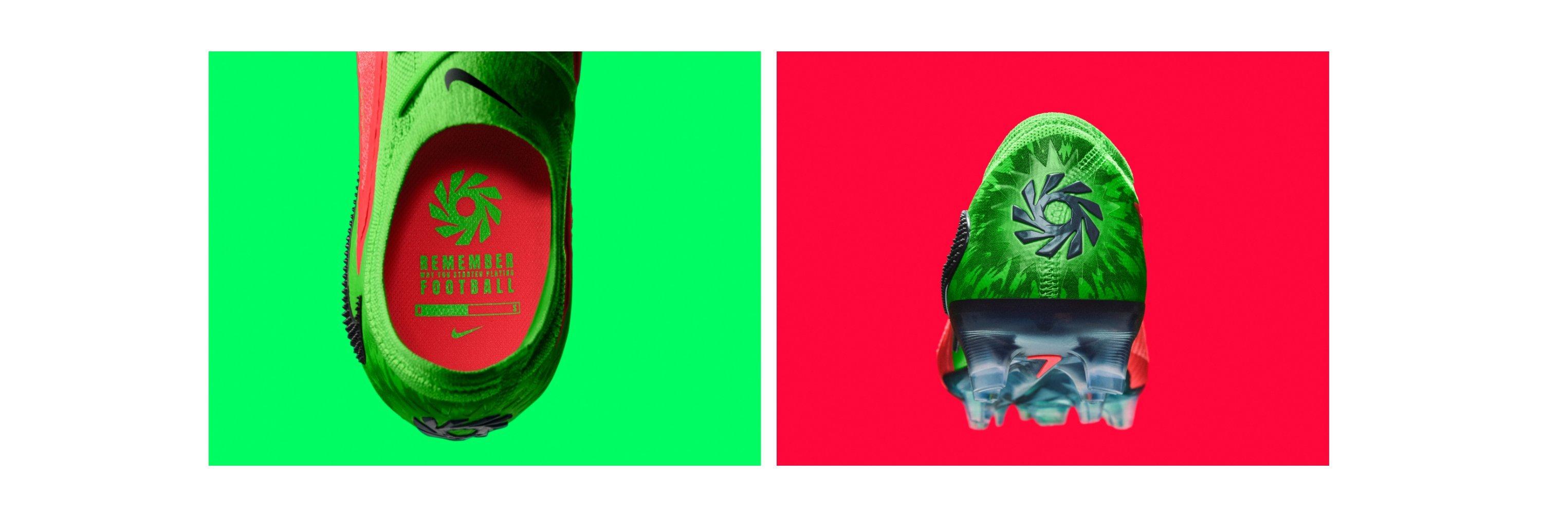 Two images of new nike phantom football boots
