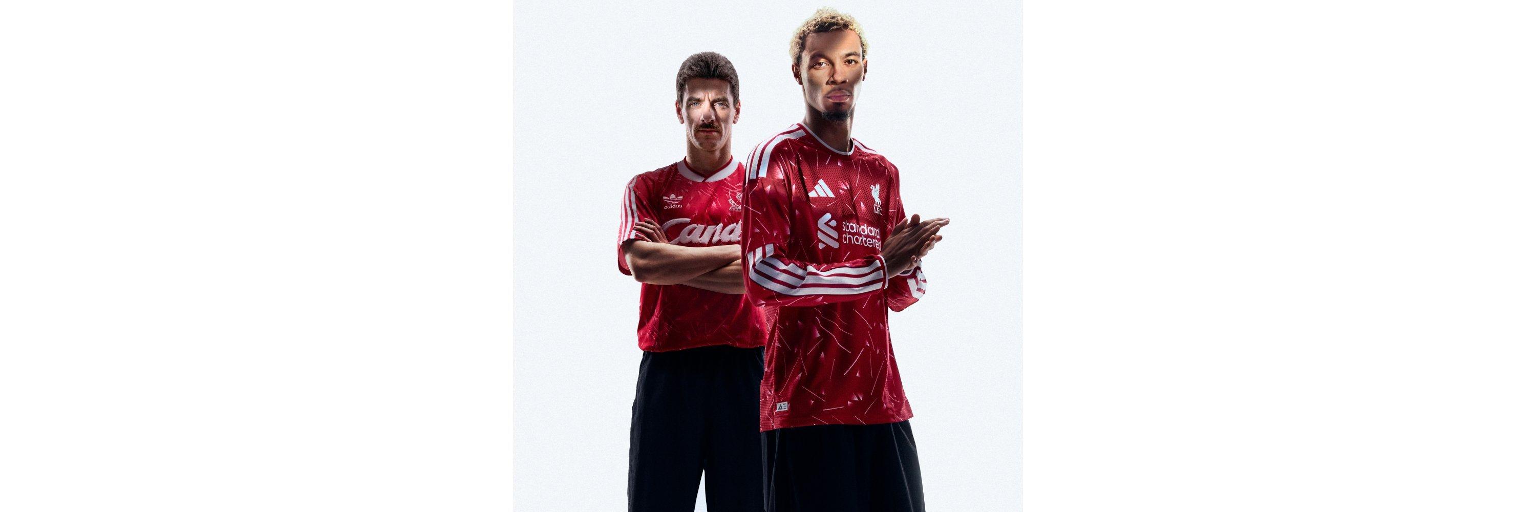 Image of Ekitike wearing the 2026/2027 Liverpool Kit