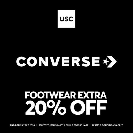 Converse Footwear 20% Off