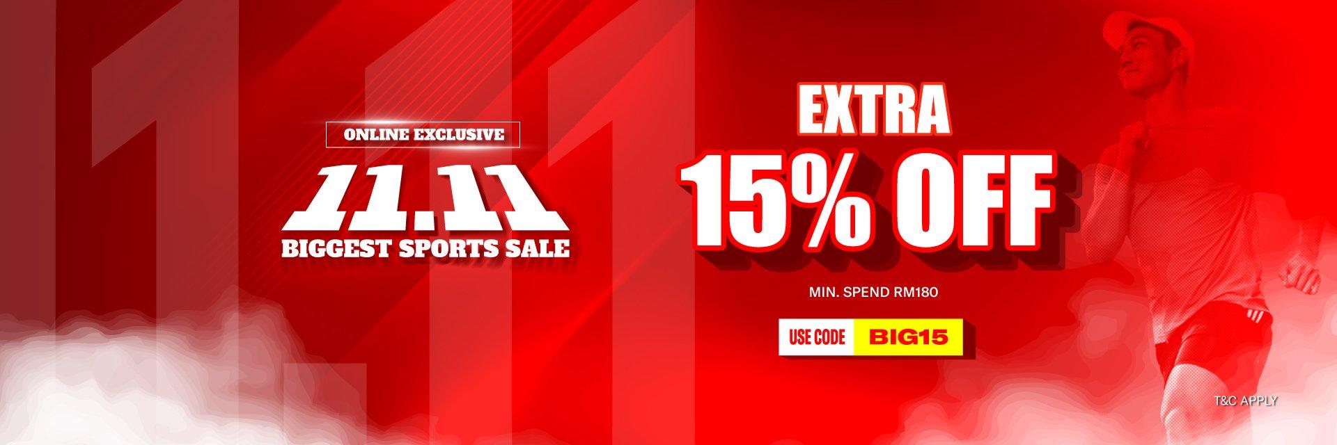 11.11 Biggest Sports Sale
