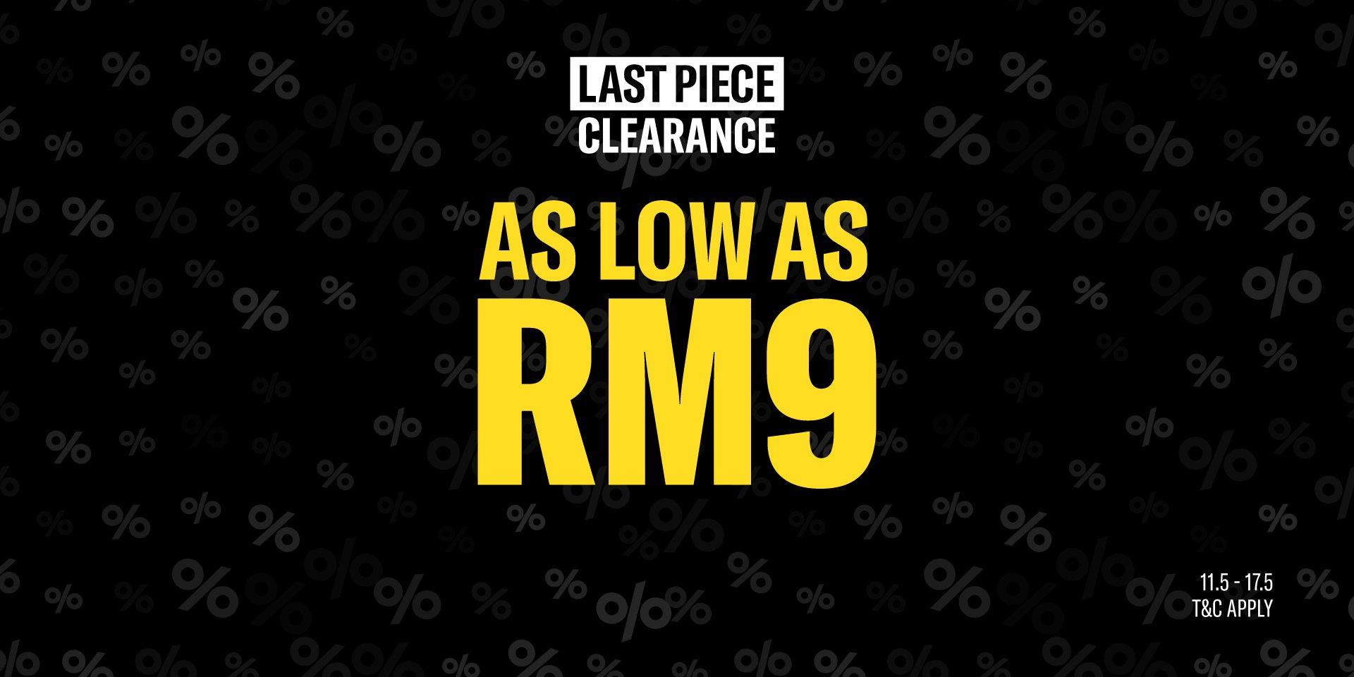 Last Piece Clearance