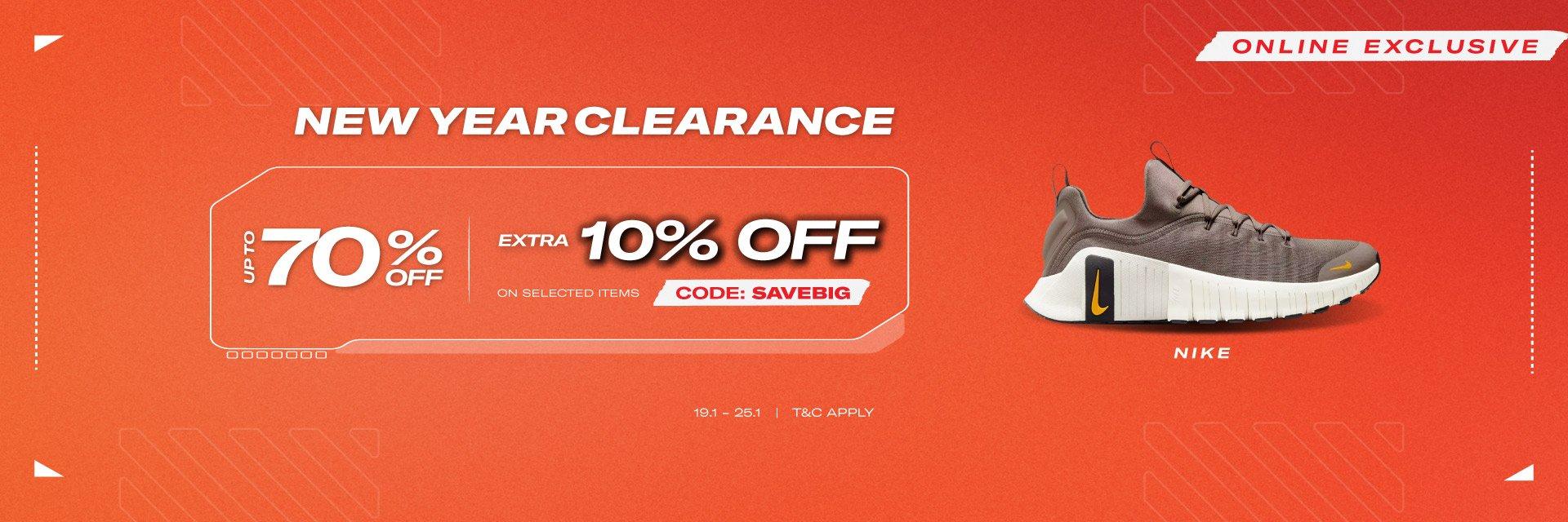 New Year Clearance
