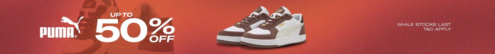 Puma up to 50% off