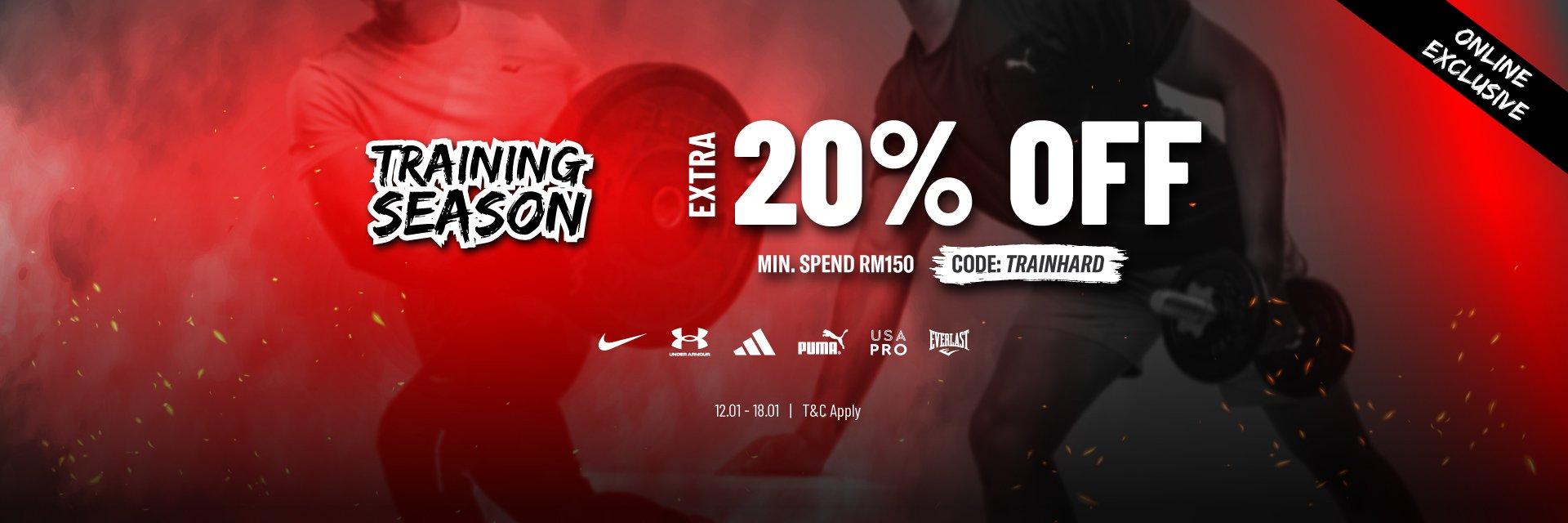Training Season Extra 20%