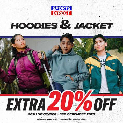 Hoodies & Jacket Extra 20% OFF