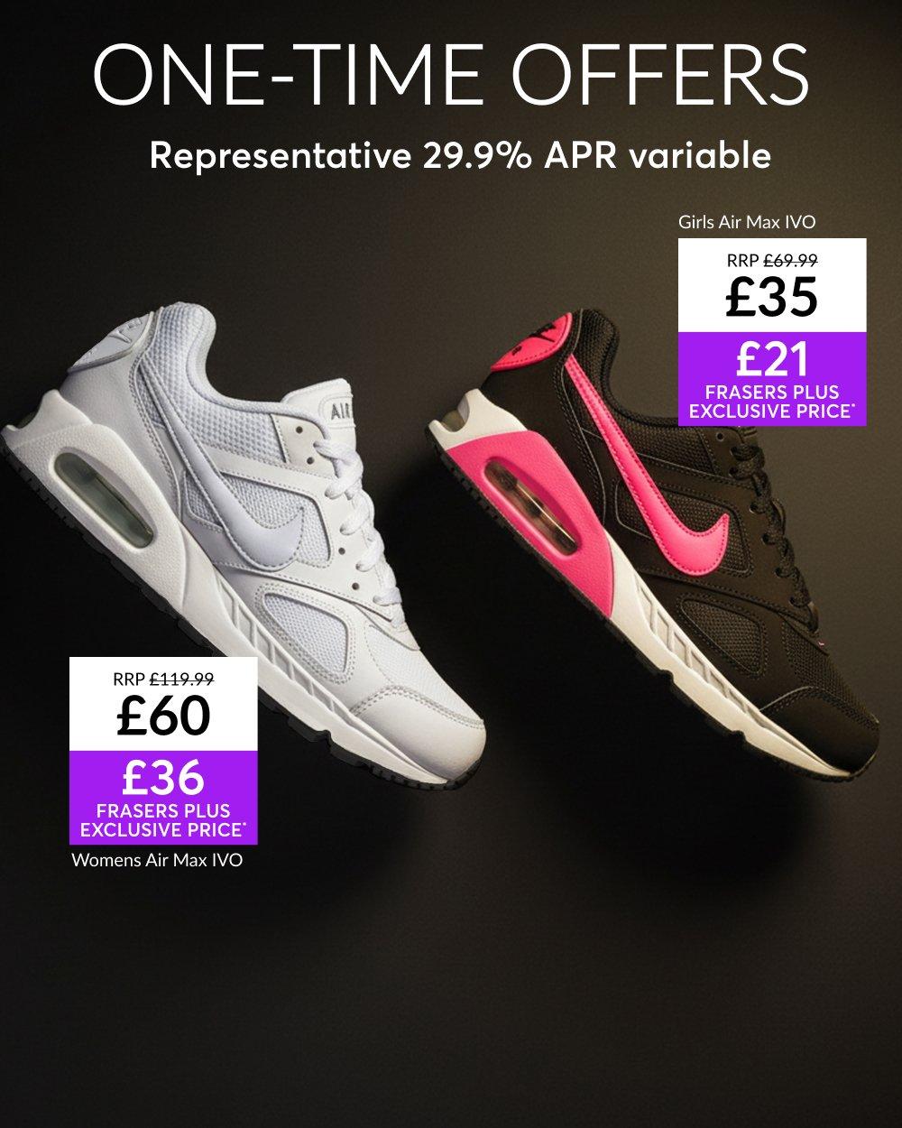 One-time offers: Nike Air Max IVO