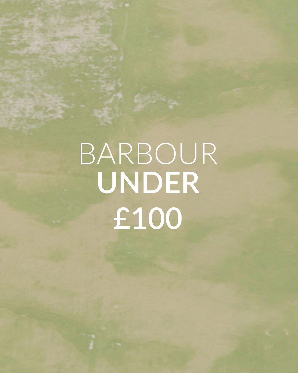 Barbour under £100