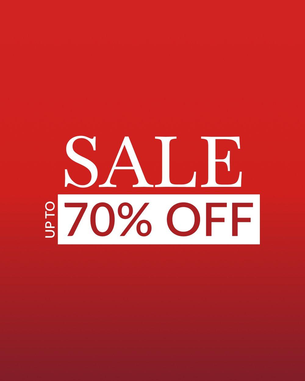 Summer sale: Up to 70% off