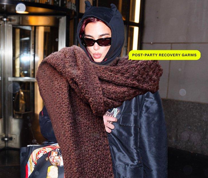 POST-PARTY RECOVERY GARMS: THE ONLY THING YOU’LL WANT TO WEAR THE DAY AFTER