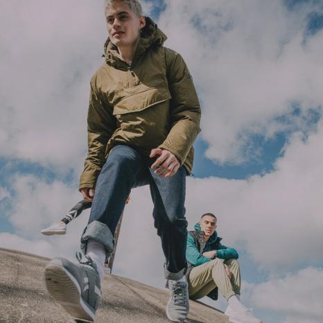 Man walking in Reebok clothes