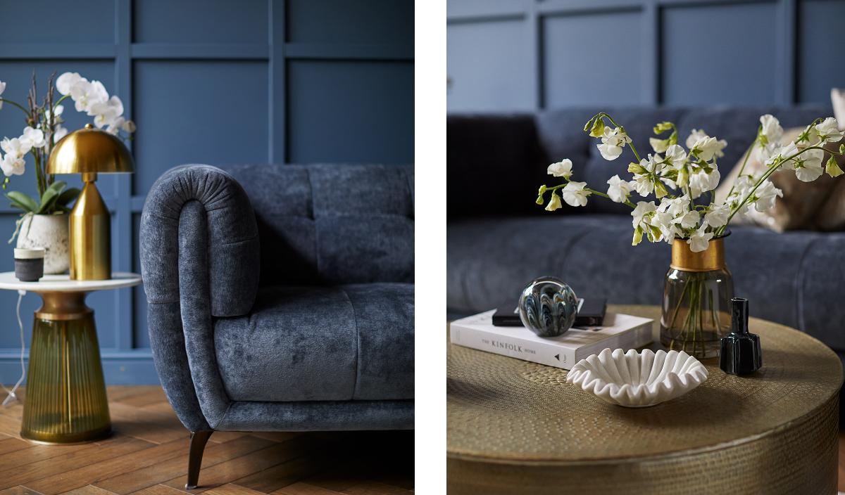Ideal Home Sienna Fabric 3 Seater Sofa