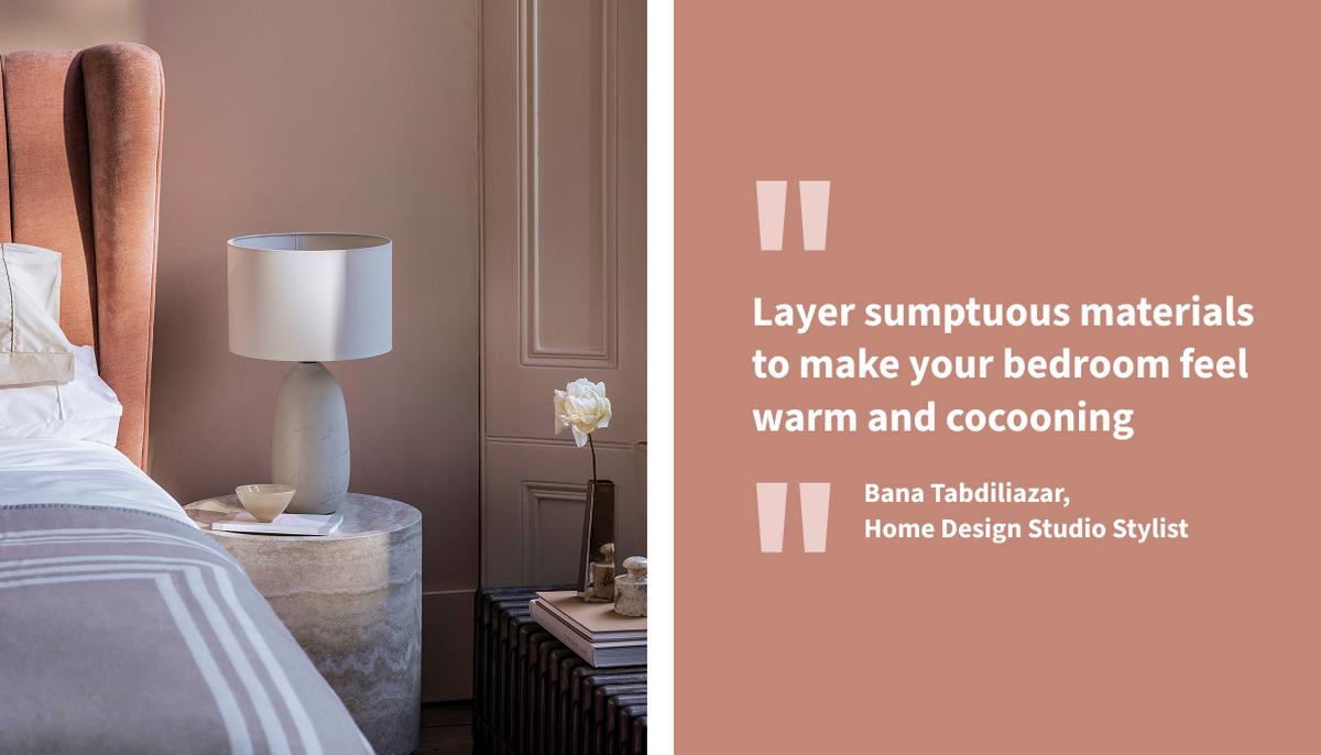 Plaster Pink Bedroom 