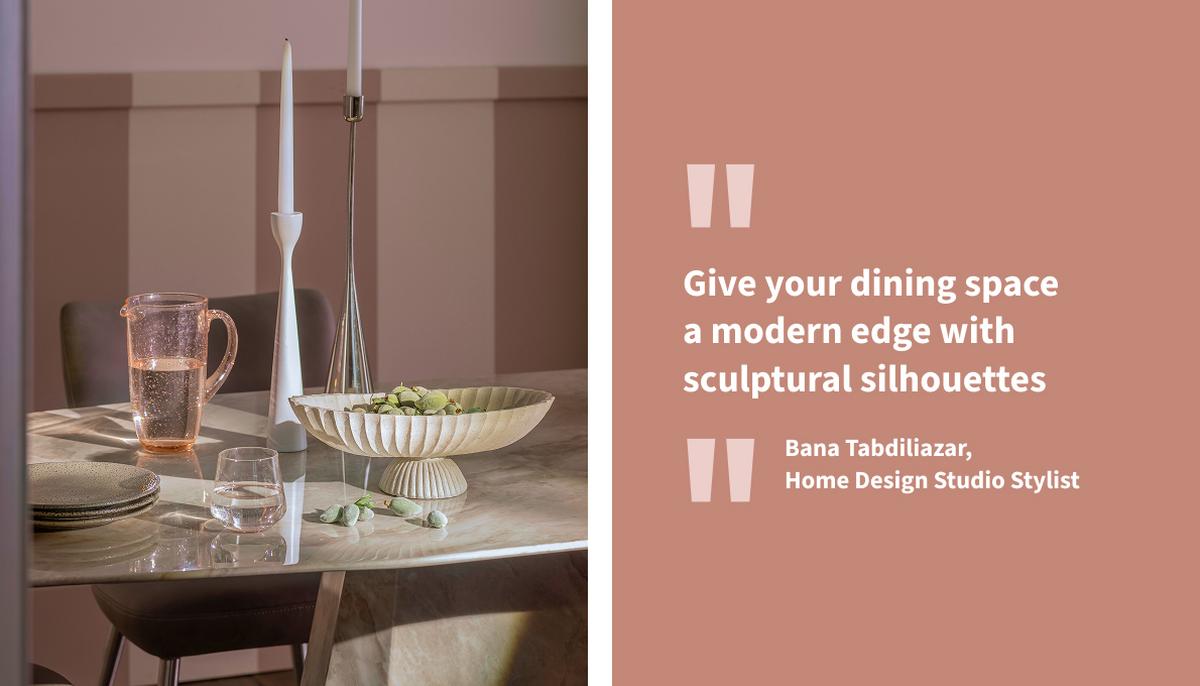 Plaster Pink Dining room