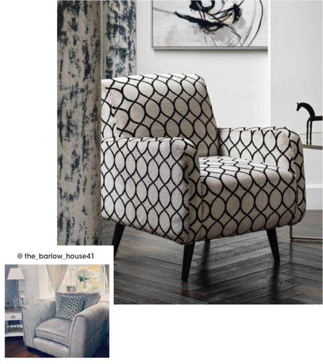 Glam bedroom Sumptuous chair