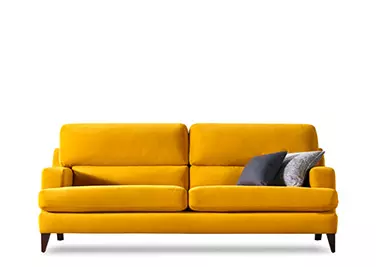 Orange deals sofa chair