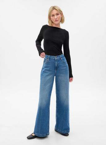 Gap wide online leg jeans