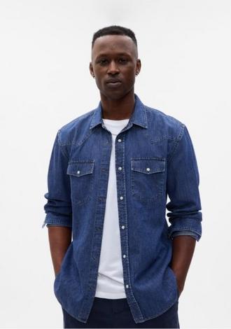 Men's untucked dress discount shirts